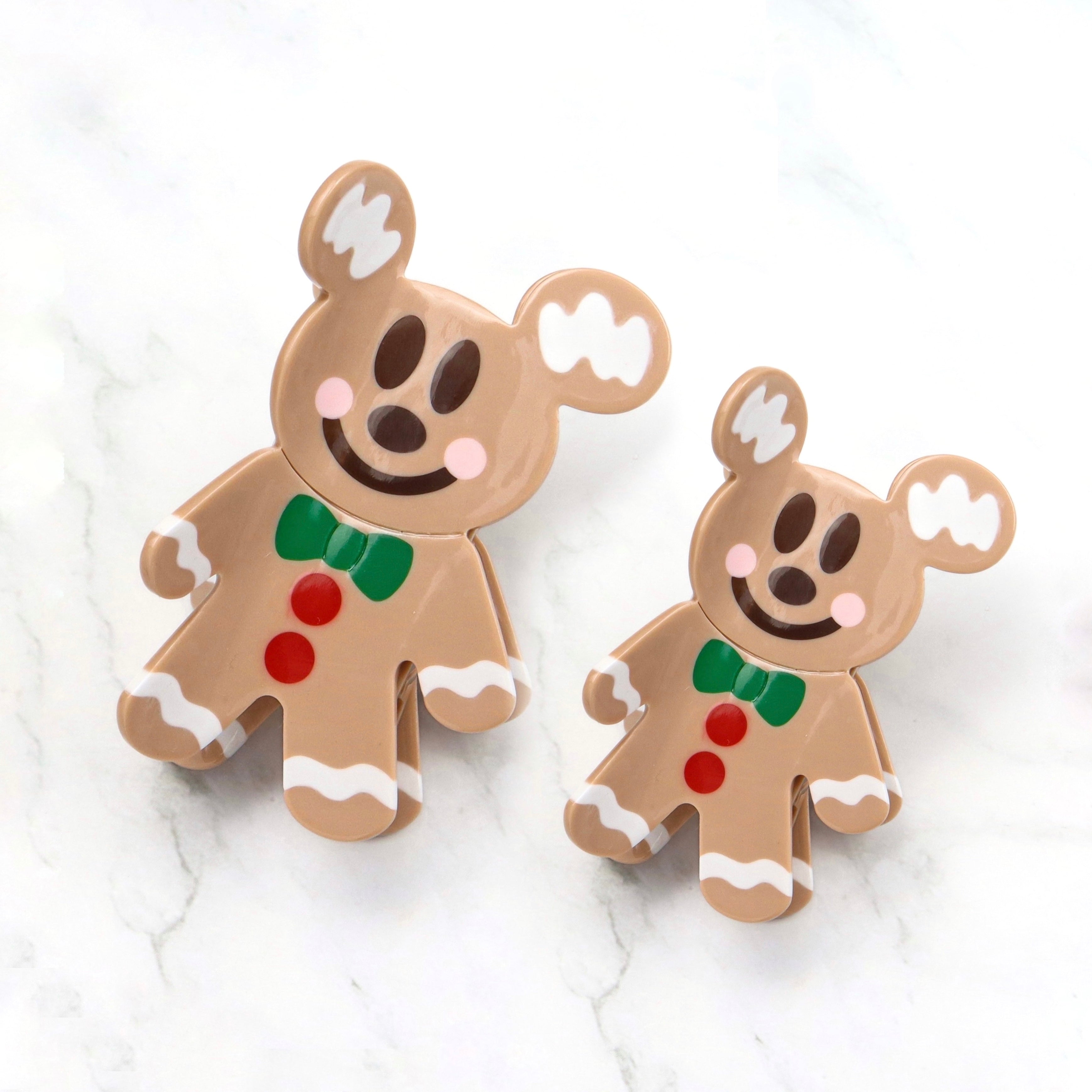 Claw Clip ~ Christmas ~  Magical Mr. Gingerbread (full size)