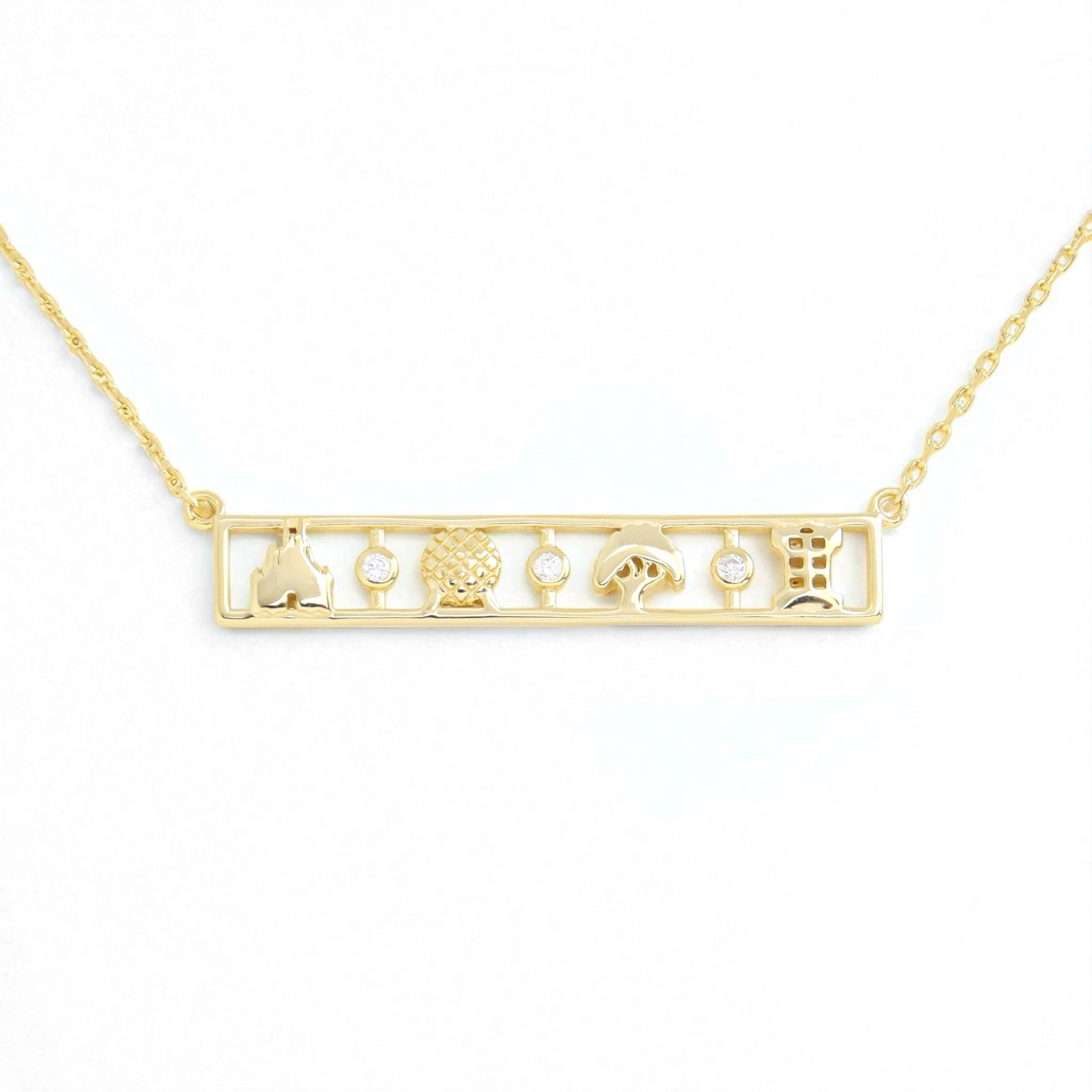 Necklace ~ Sterling Collection ~ Land and World