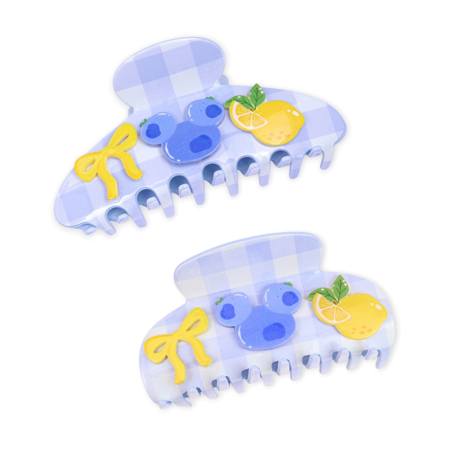 *Claw Clip ~ Fresh Picked ~ Blue Gingham