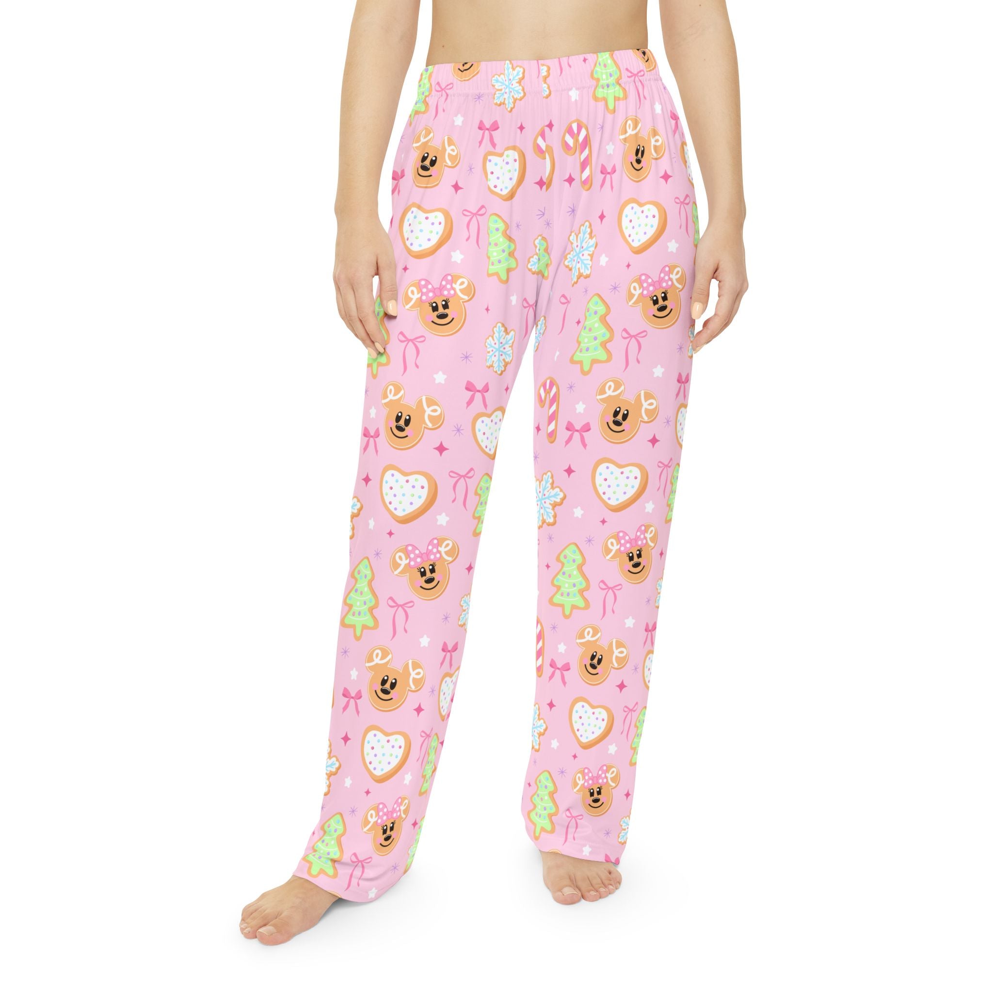 Lounge Pants ~ Christmas Collection ~ Pink Gingerbread