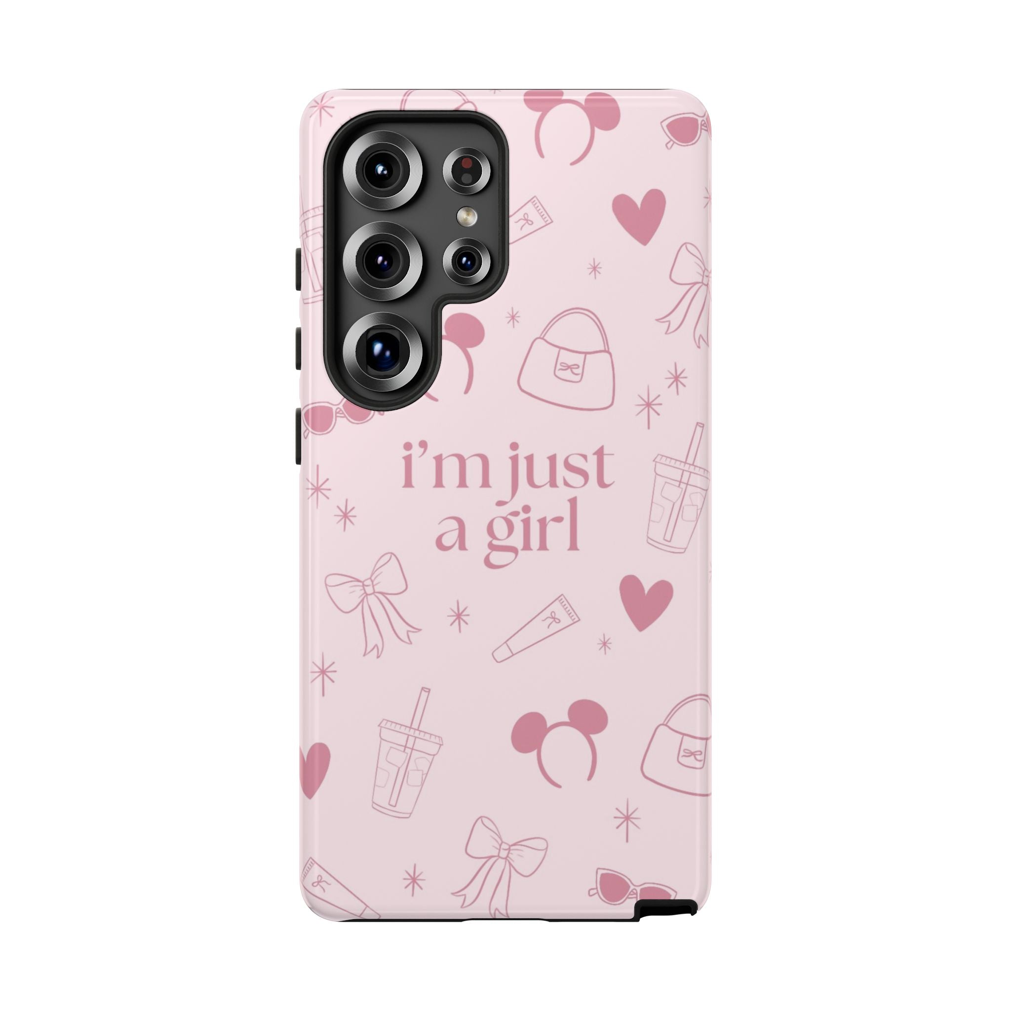 Phone Case - I'm Just a Girl (pink)