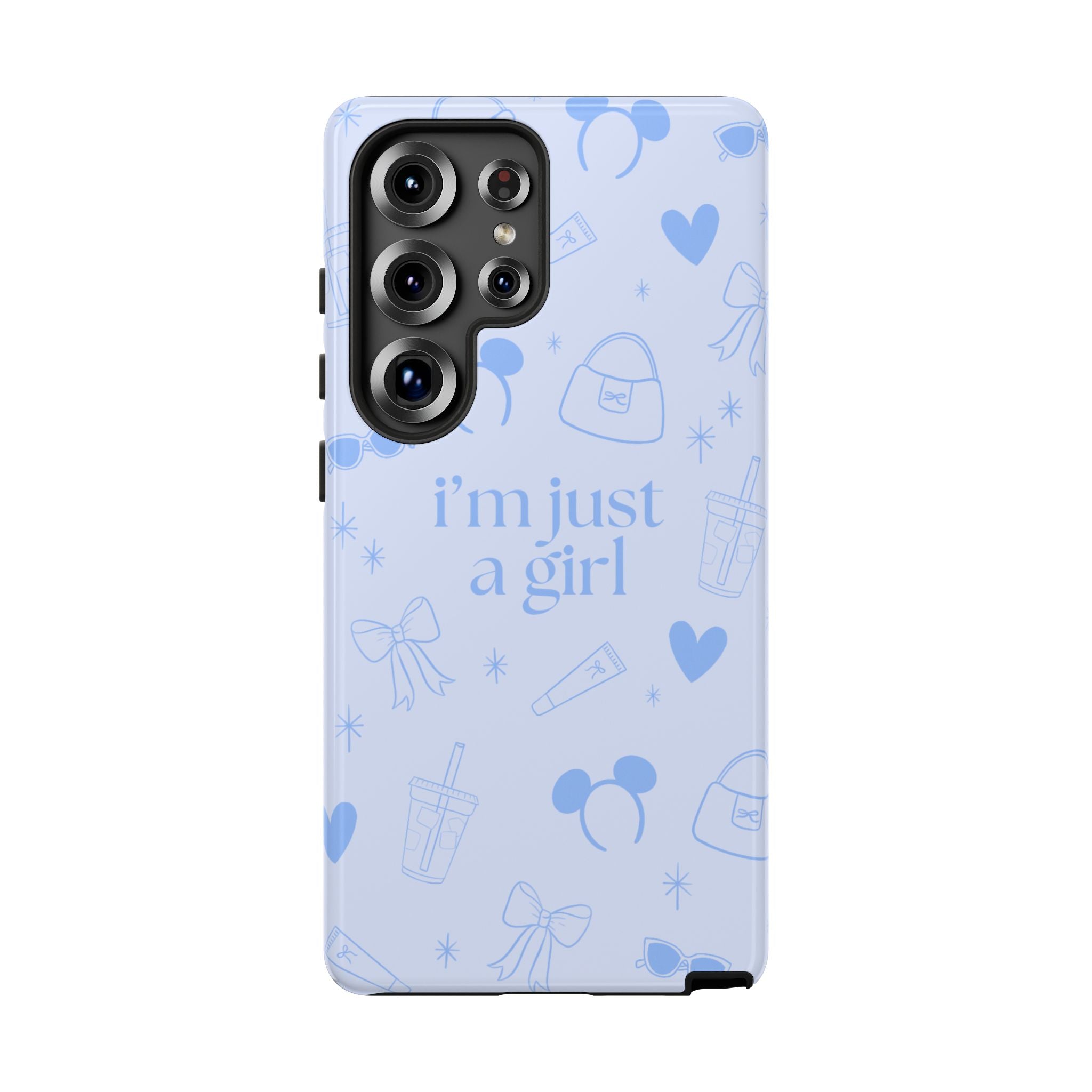 Phone Case - I'm Just a Girl (blue)