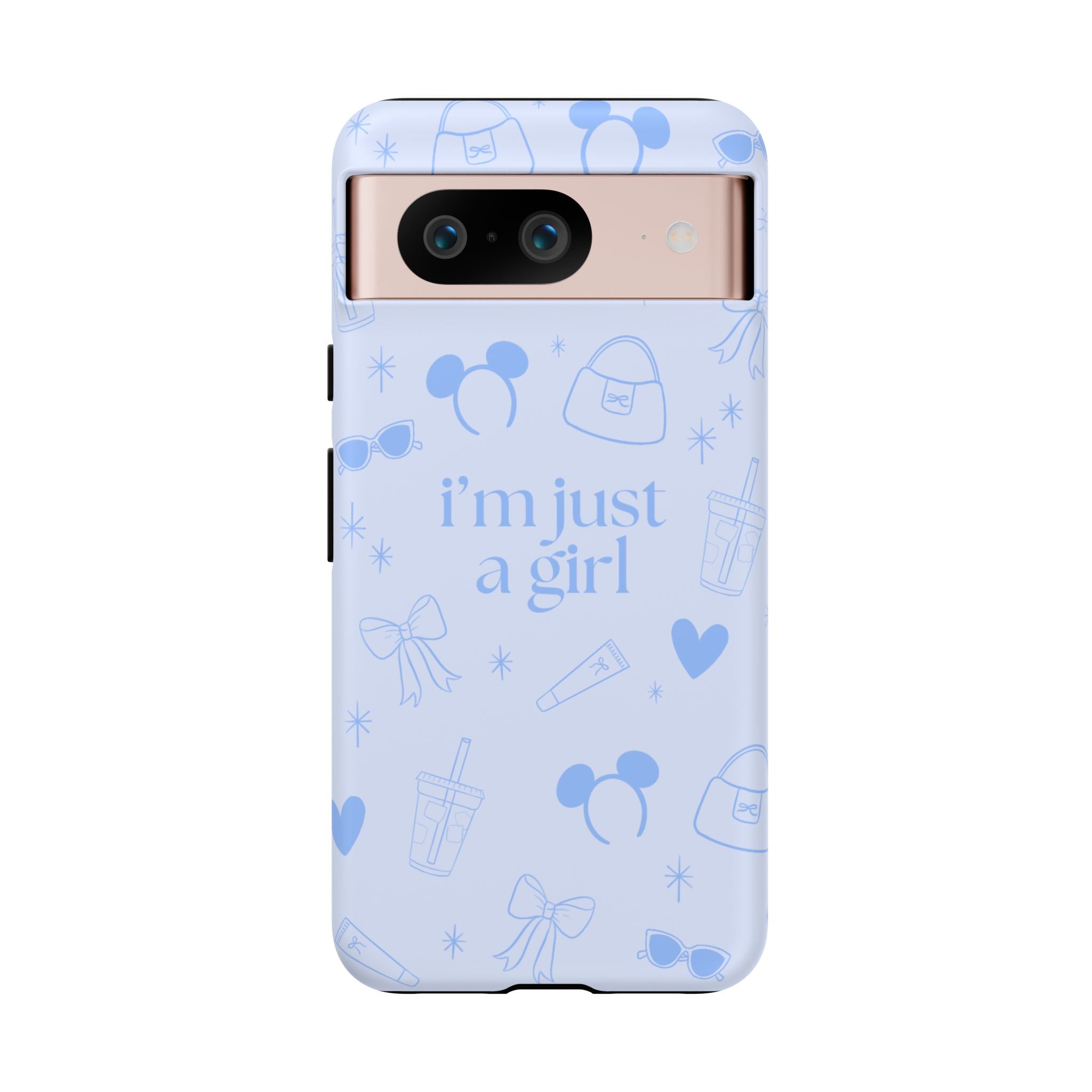 Phone Case - I'm Just a Girl (blue)