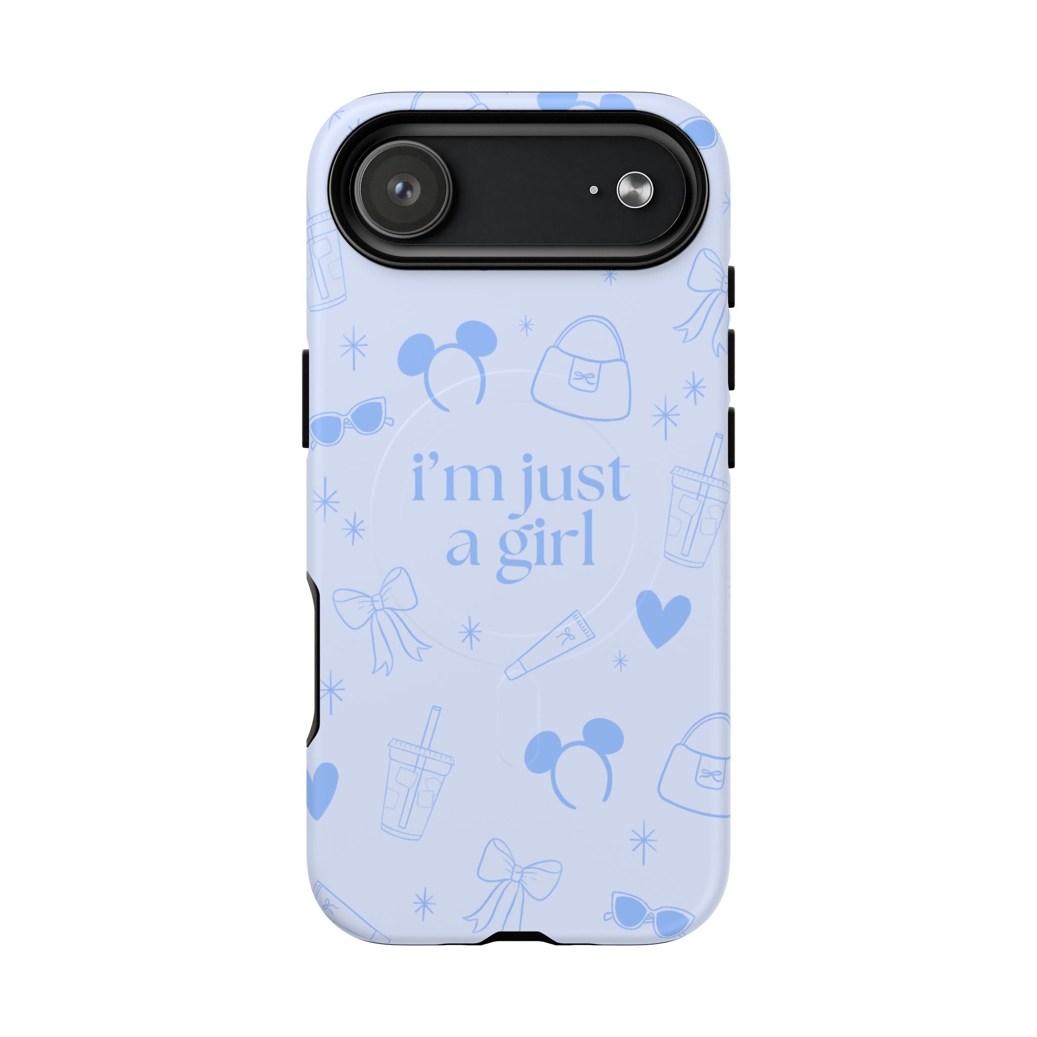 Phone Case - I'm Just a Girl (blue) MagSafe