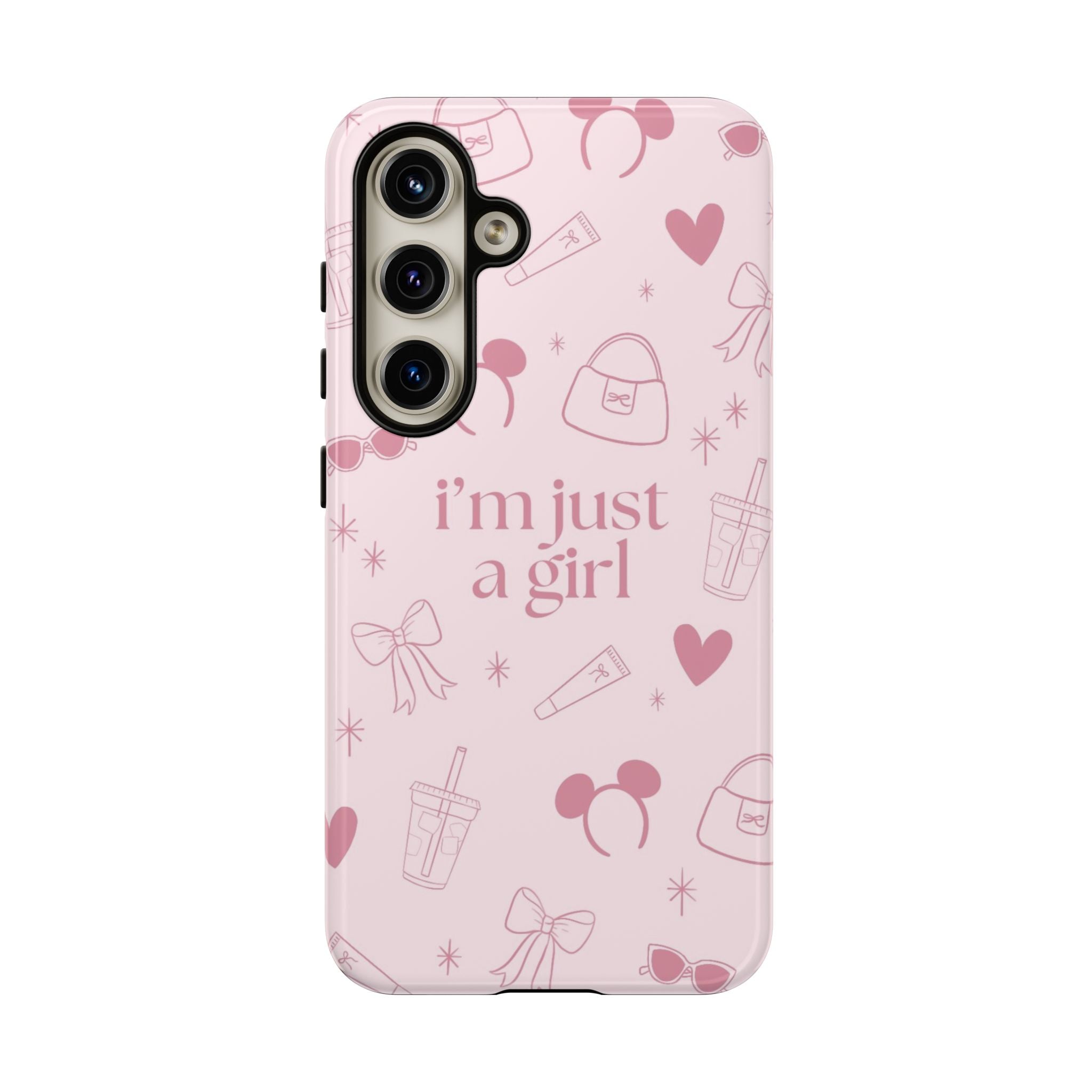 Phone Case - I'm Just a Girl (pink)