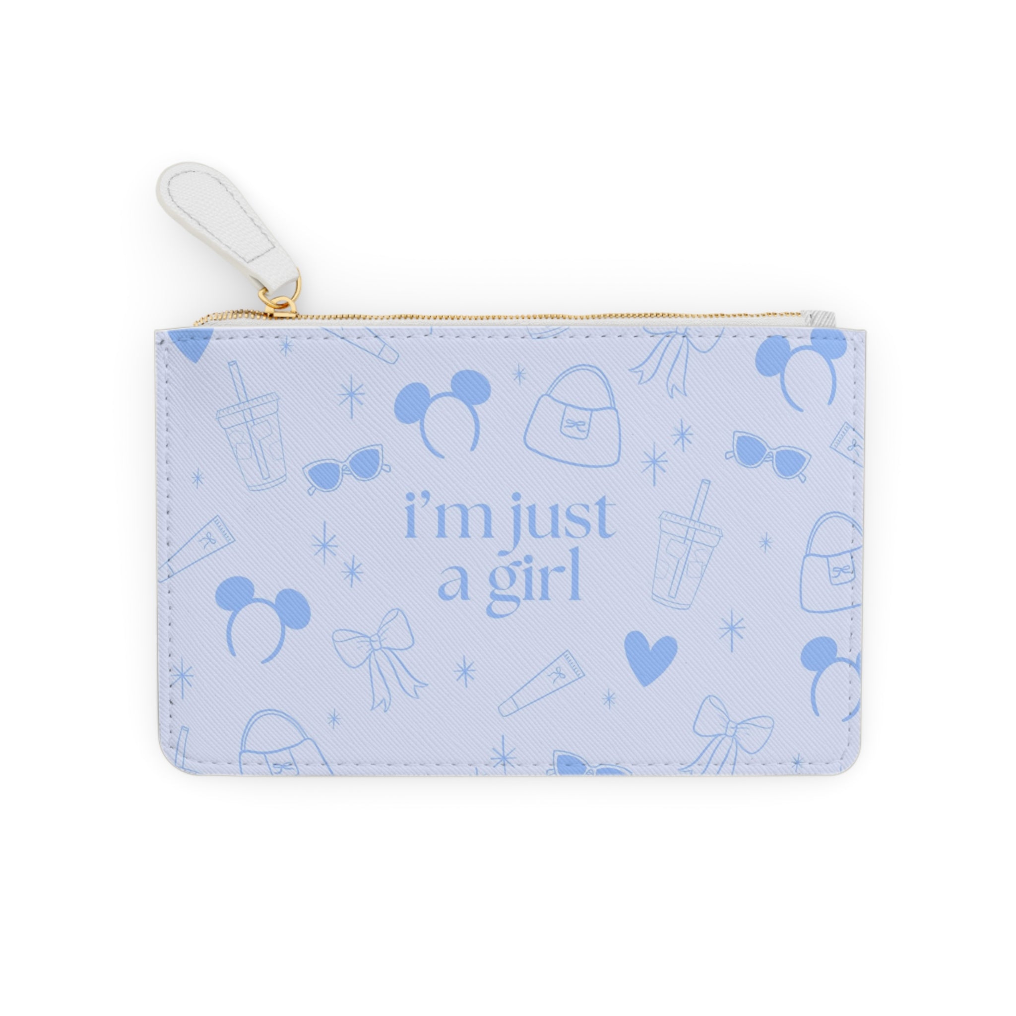 Small Pouch - I’m Just a Girl (blue)