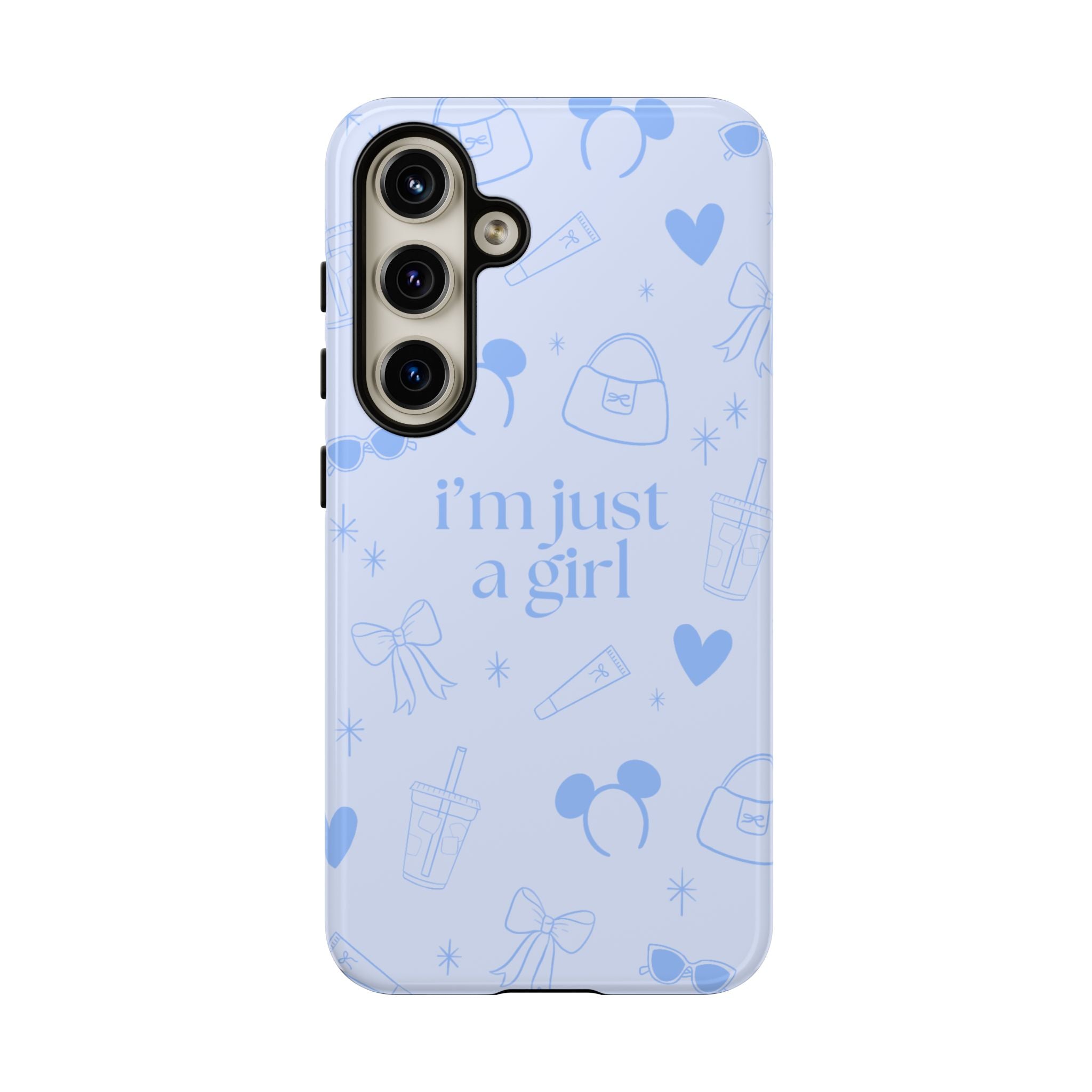 Phone Case - I'm Just a Girl (blue)