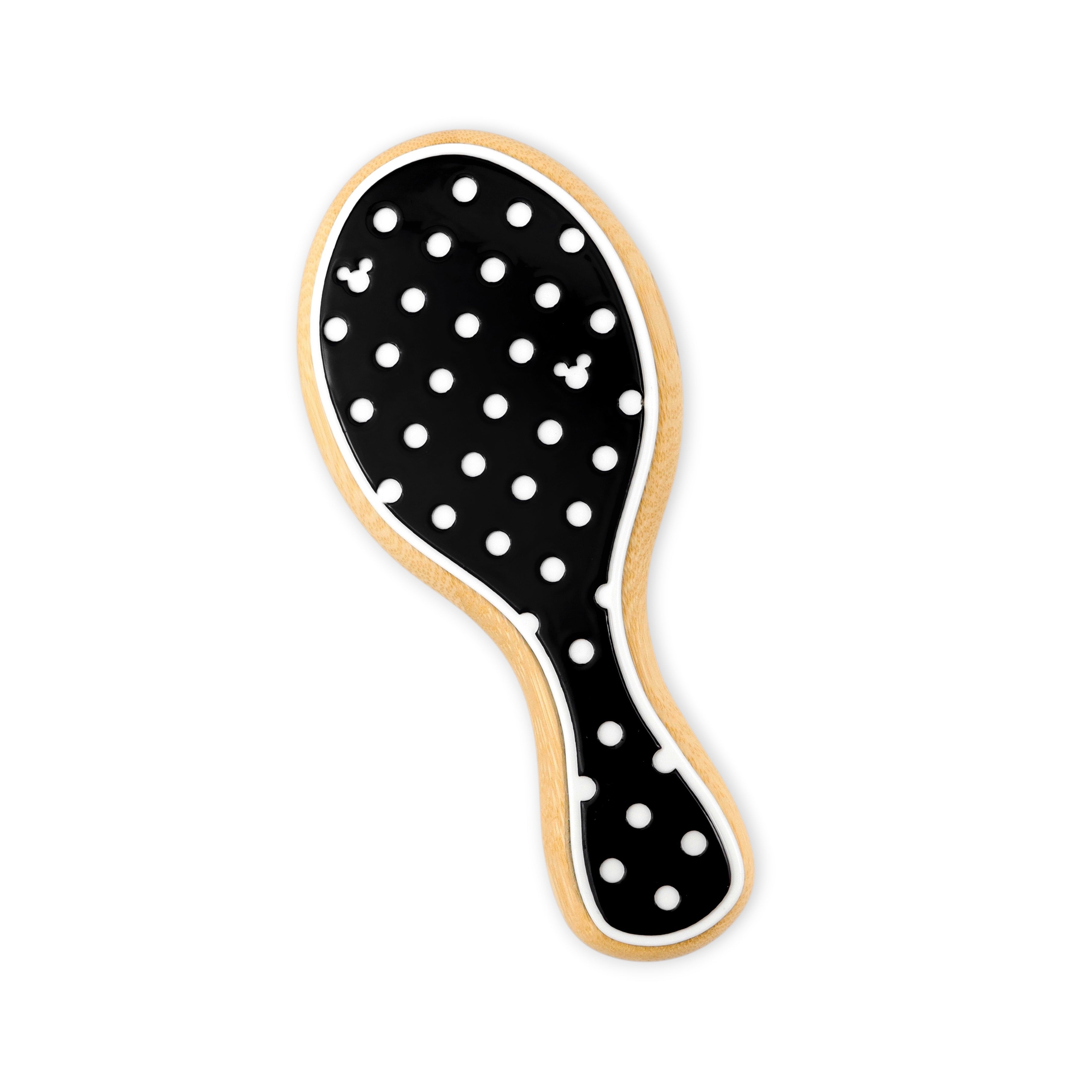 Brush ~ Classic Polka Dots Mini Bamboo Brush