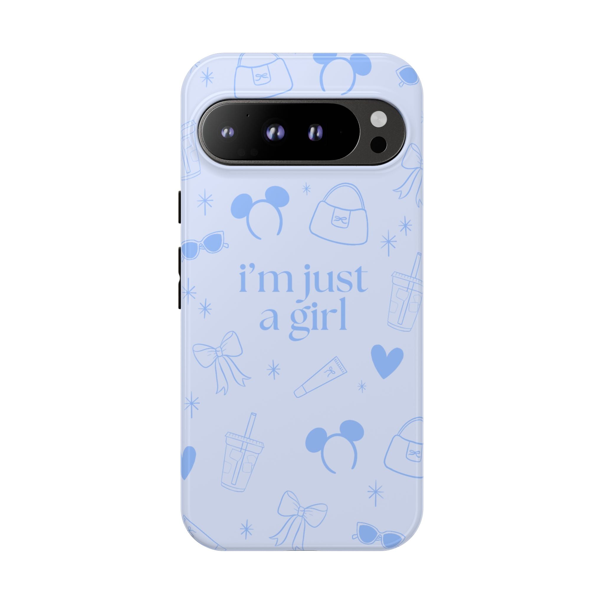 Phone Case - I'm Just a Girl (blue)