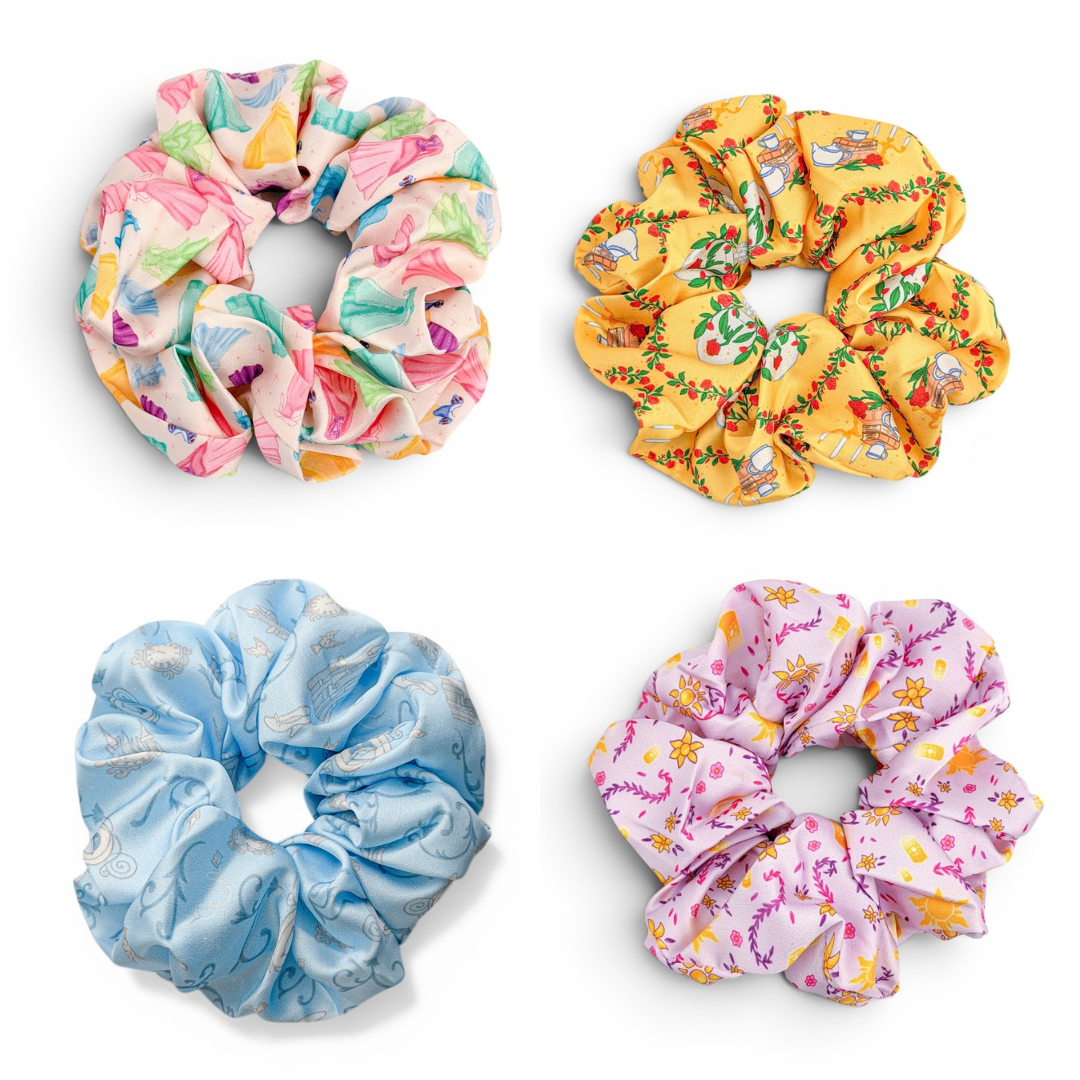 Satin Scrunchies - Princess Bundle