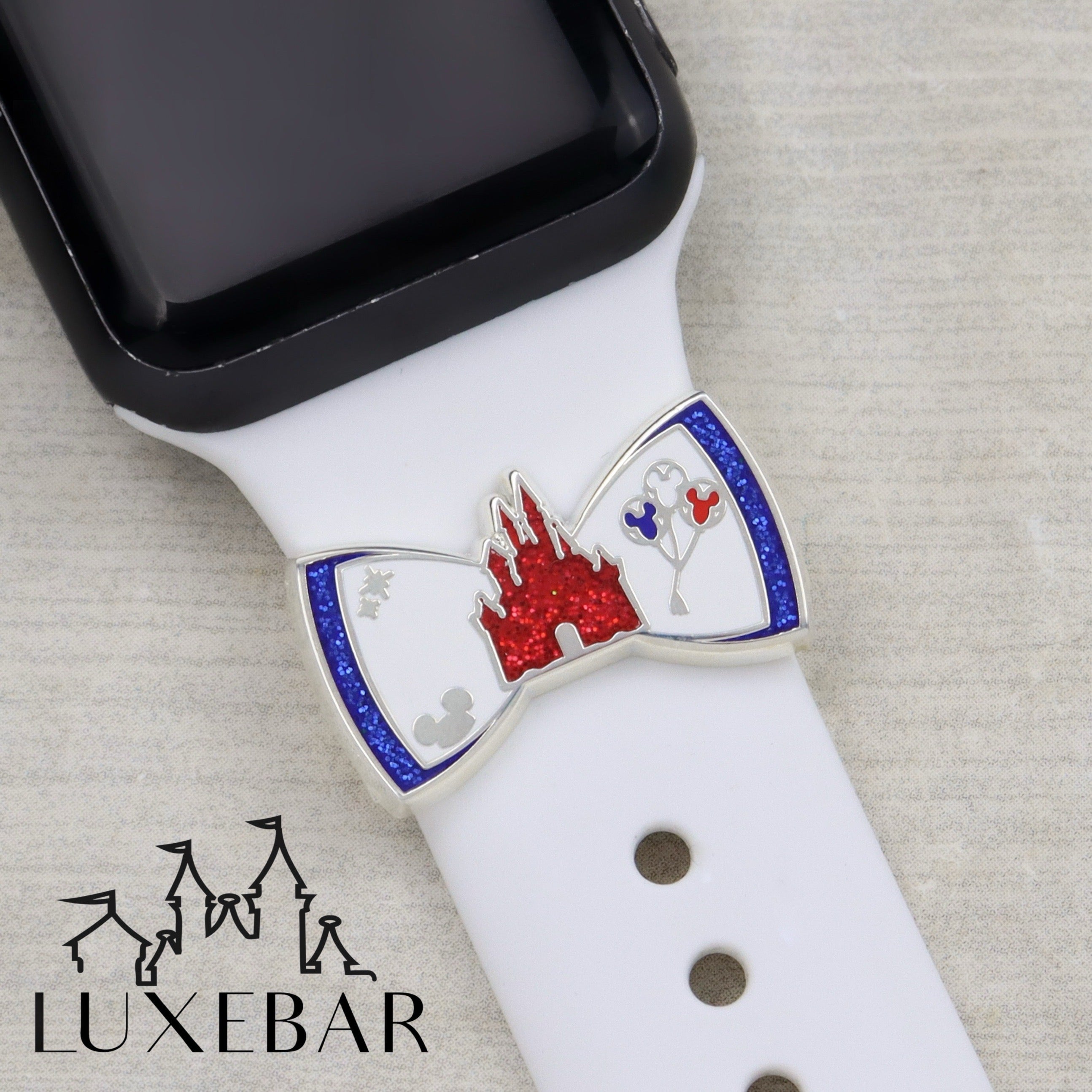 LuxeBar ~ Band Bow Collection ~ Connie's Bow (Patriotic)