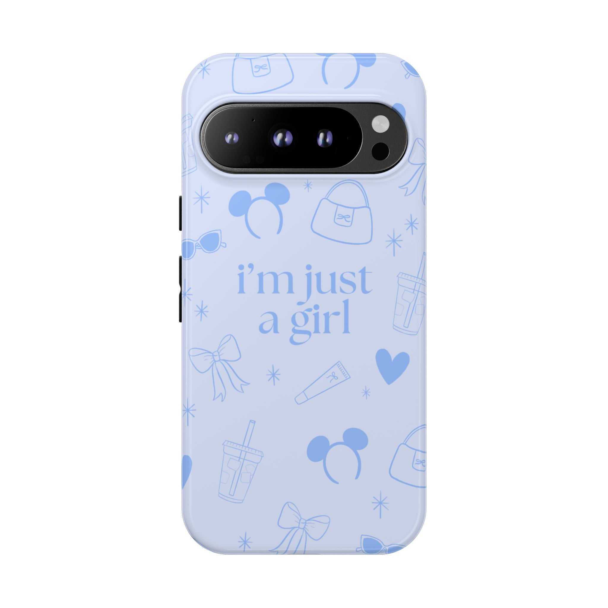 Phone Case - I'm Just a Girl (blue)