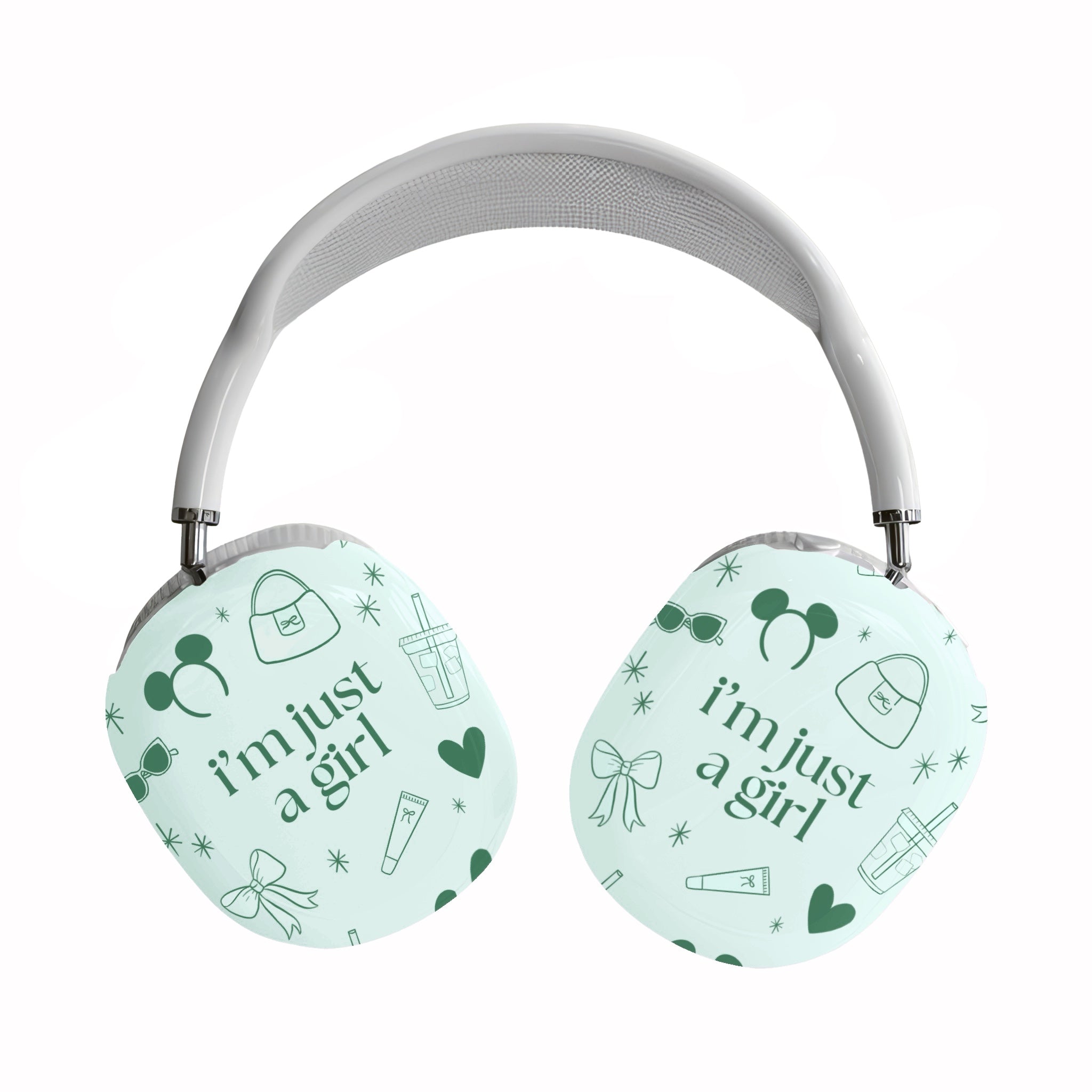 Air Pod Max Cases - I'm Just a Girl (green)