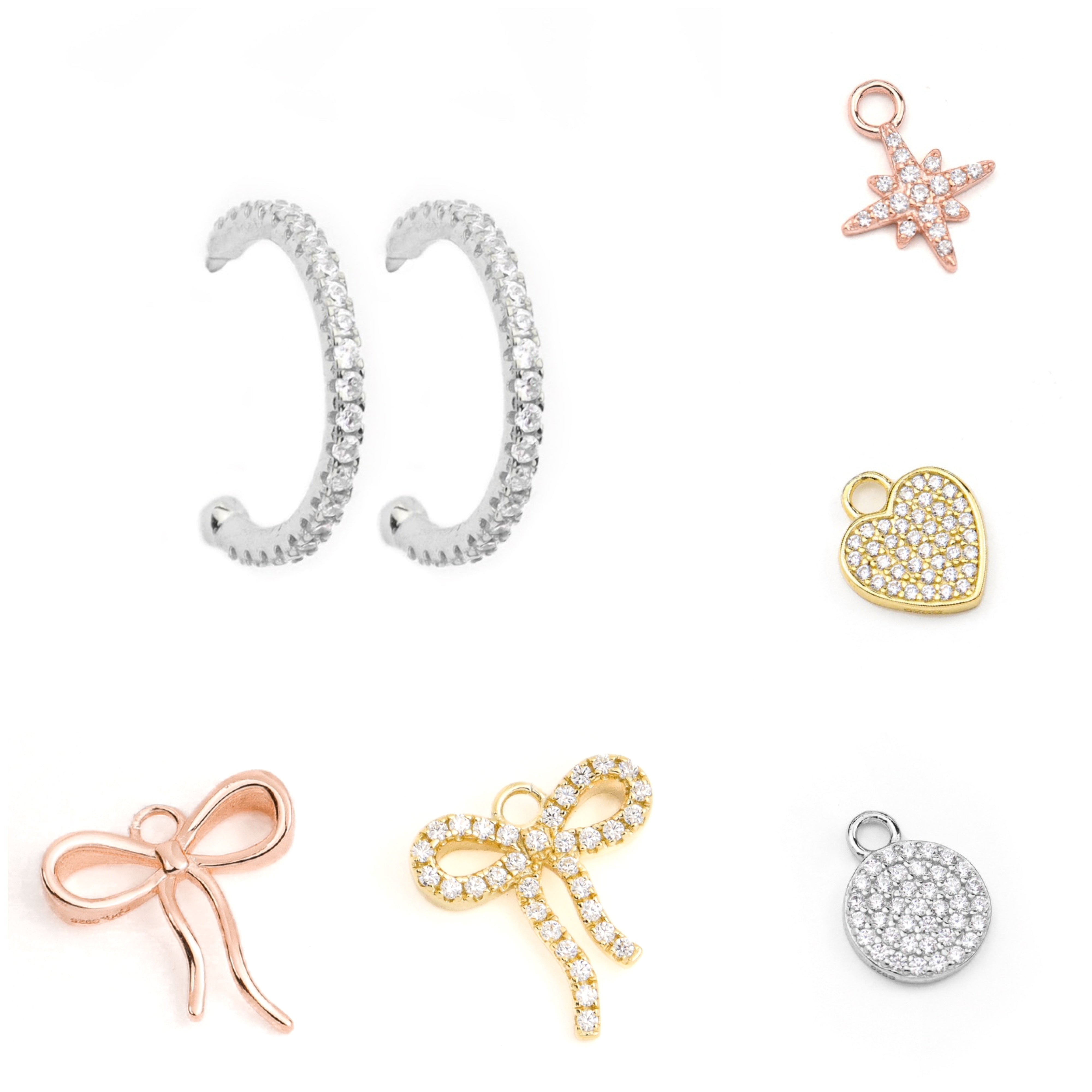 Earrings ~ Sterling Collection ~ Interchangeable Huggie Hoops ~ Lifestyle Collection