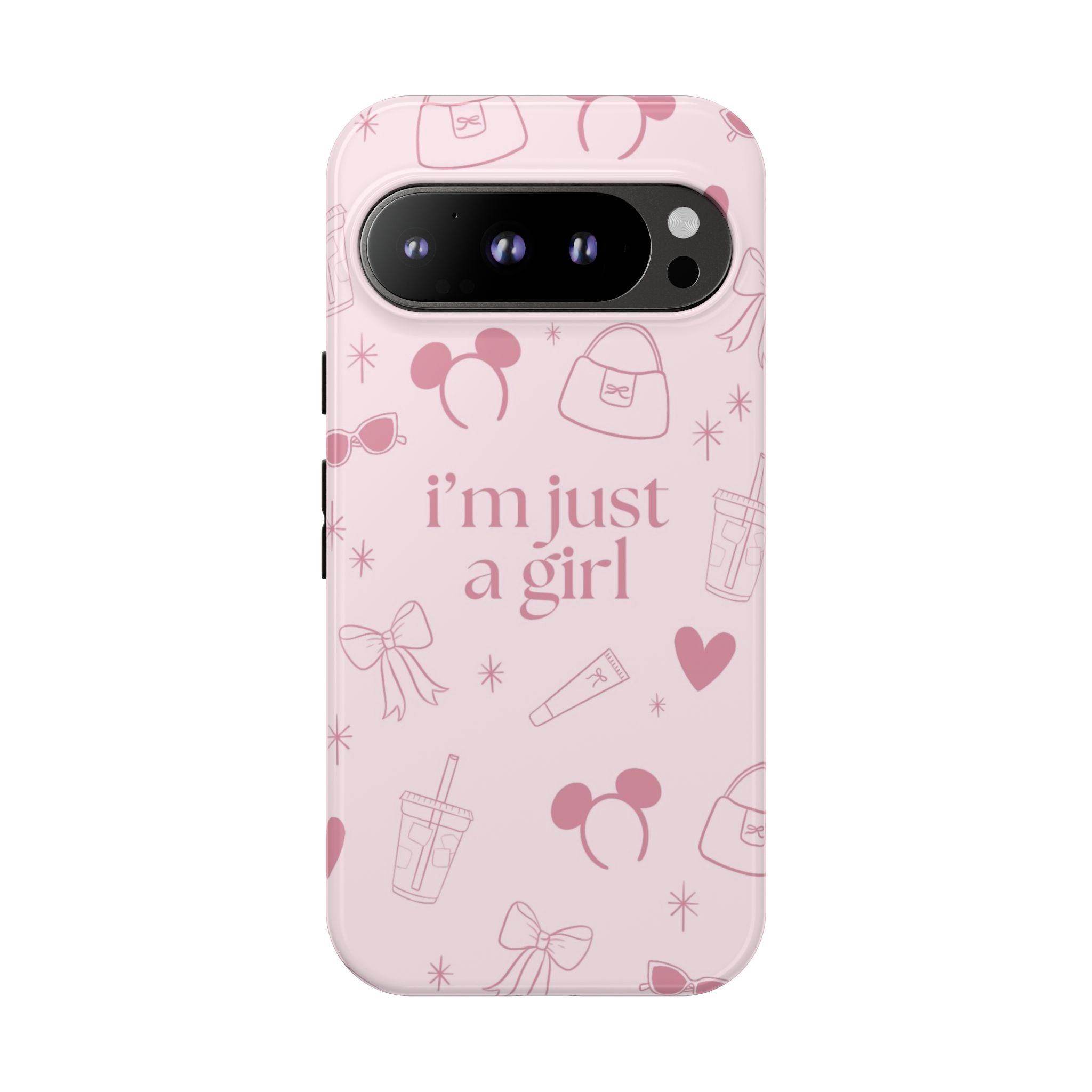Phone Case - I'm Just a Girl (pink)
