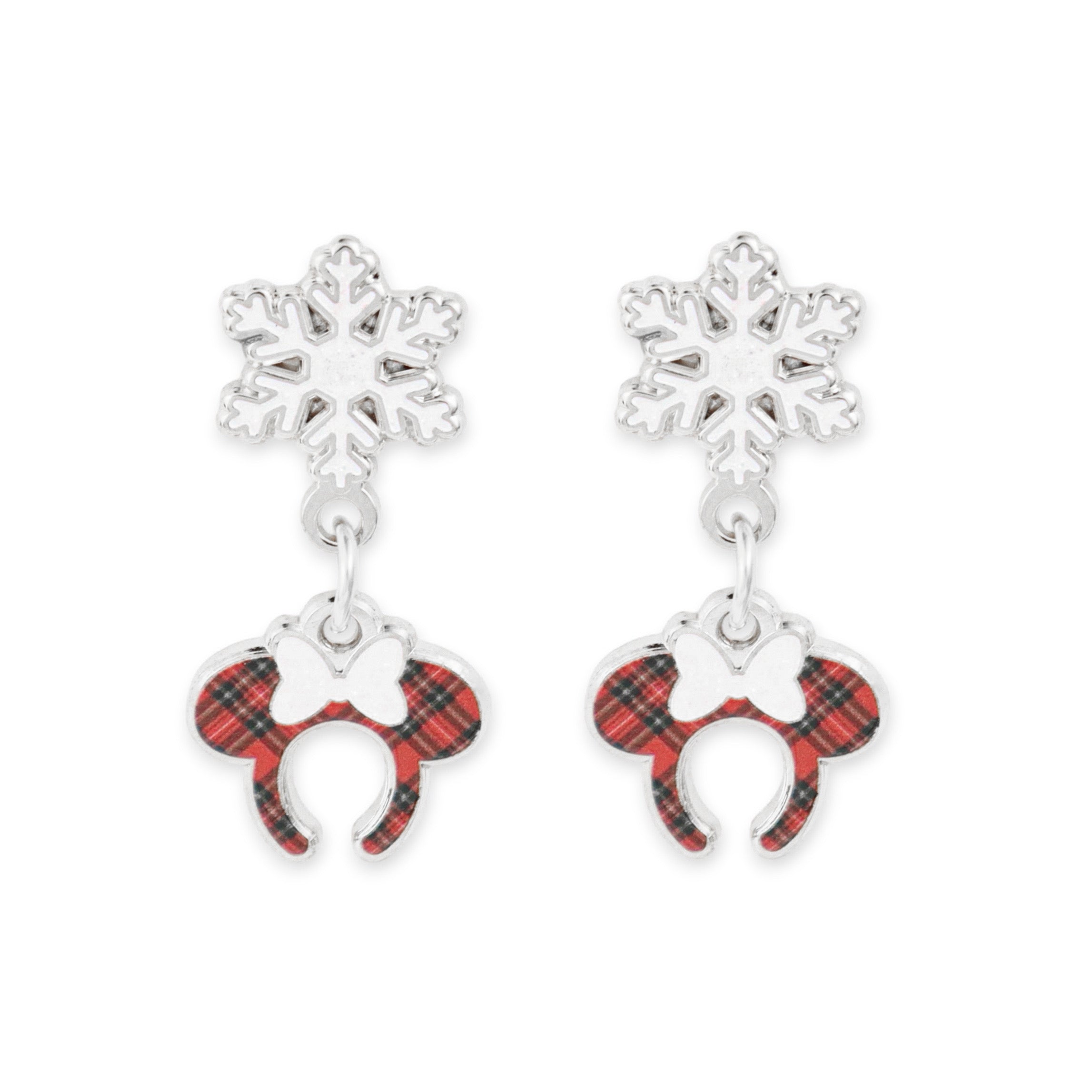 Earrings - Christmas Collection - Christmas Plaid Dangles