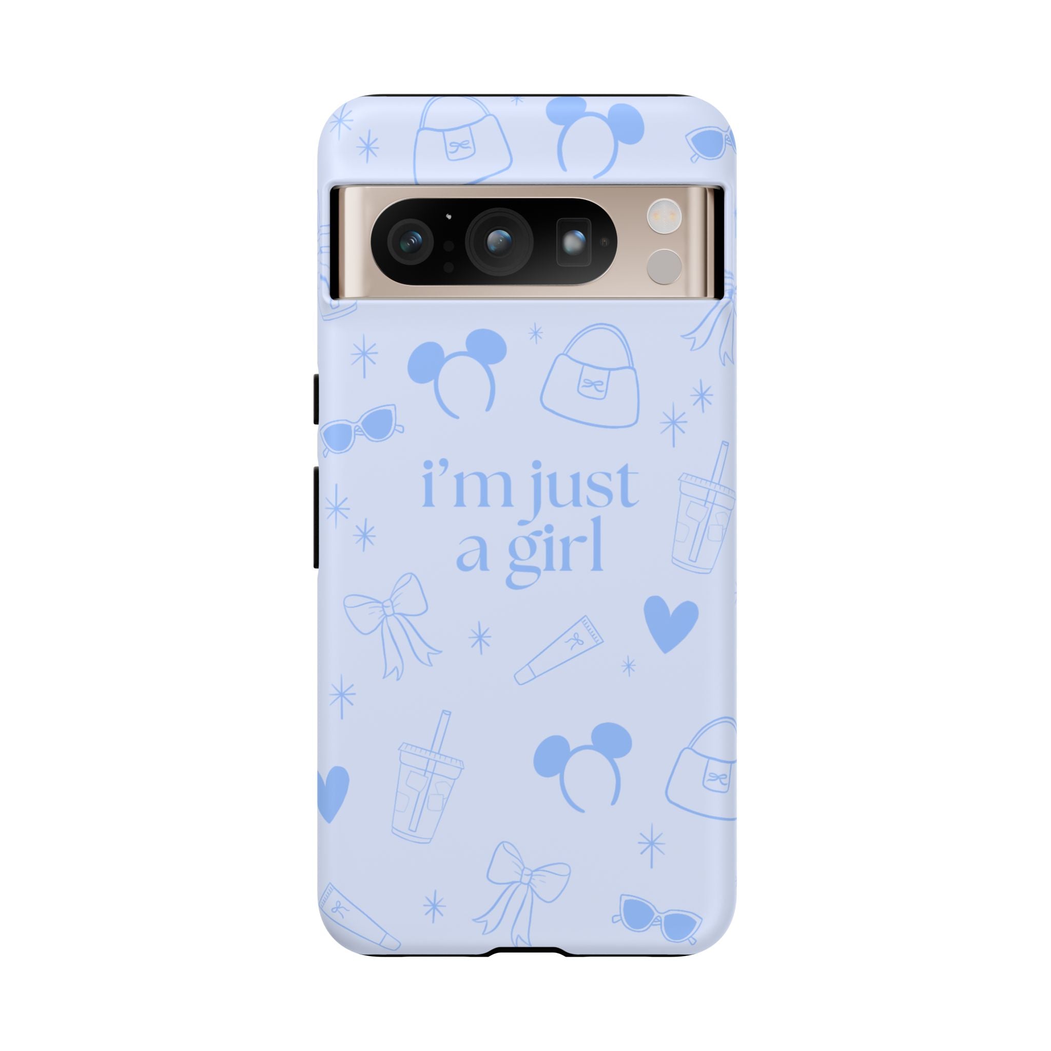 Phone Case - I'm Just a Girl (blue)