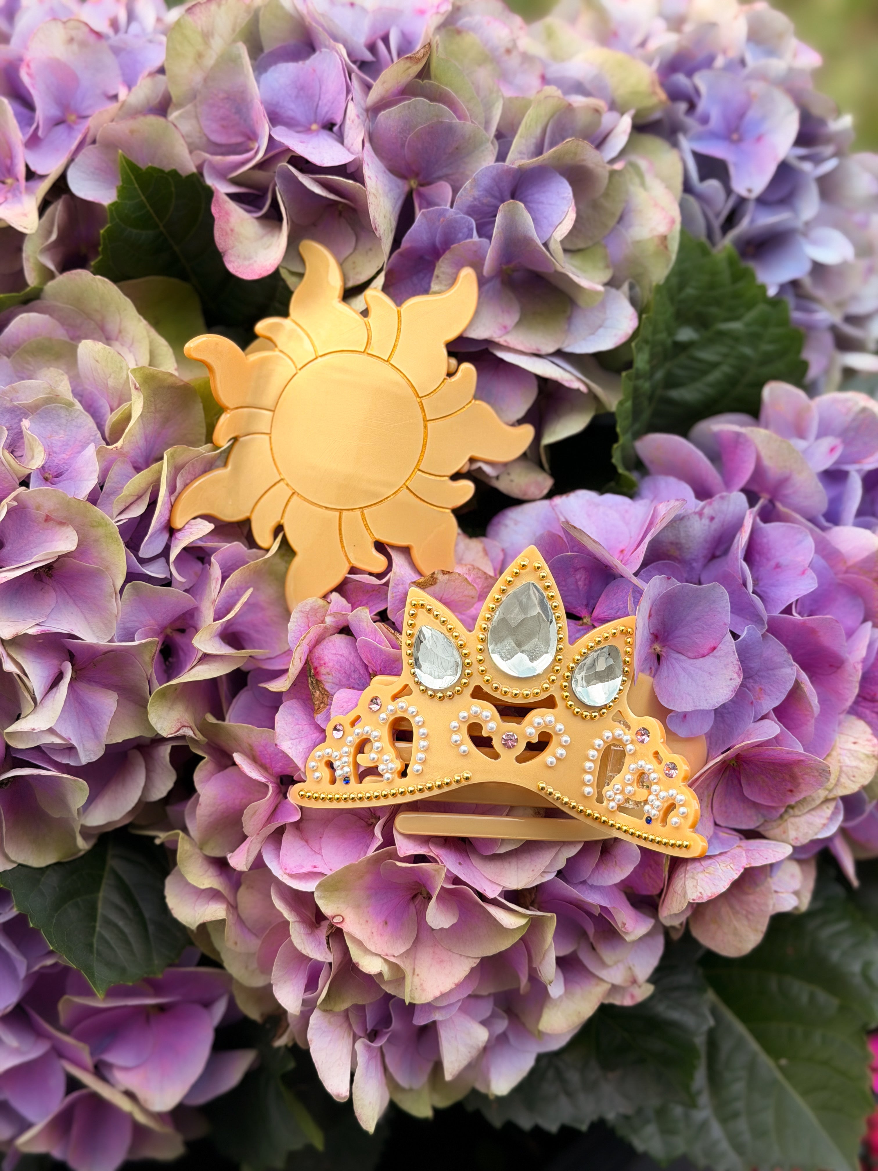 Claw Clip - FLAT ~ Princess Collection ~ Rapunzel Crown