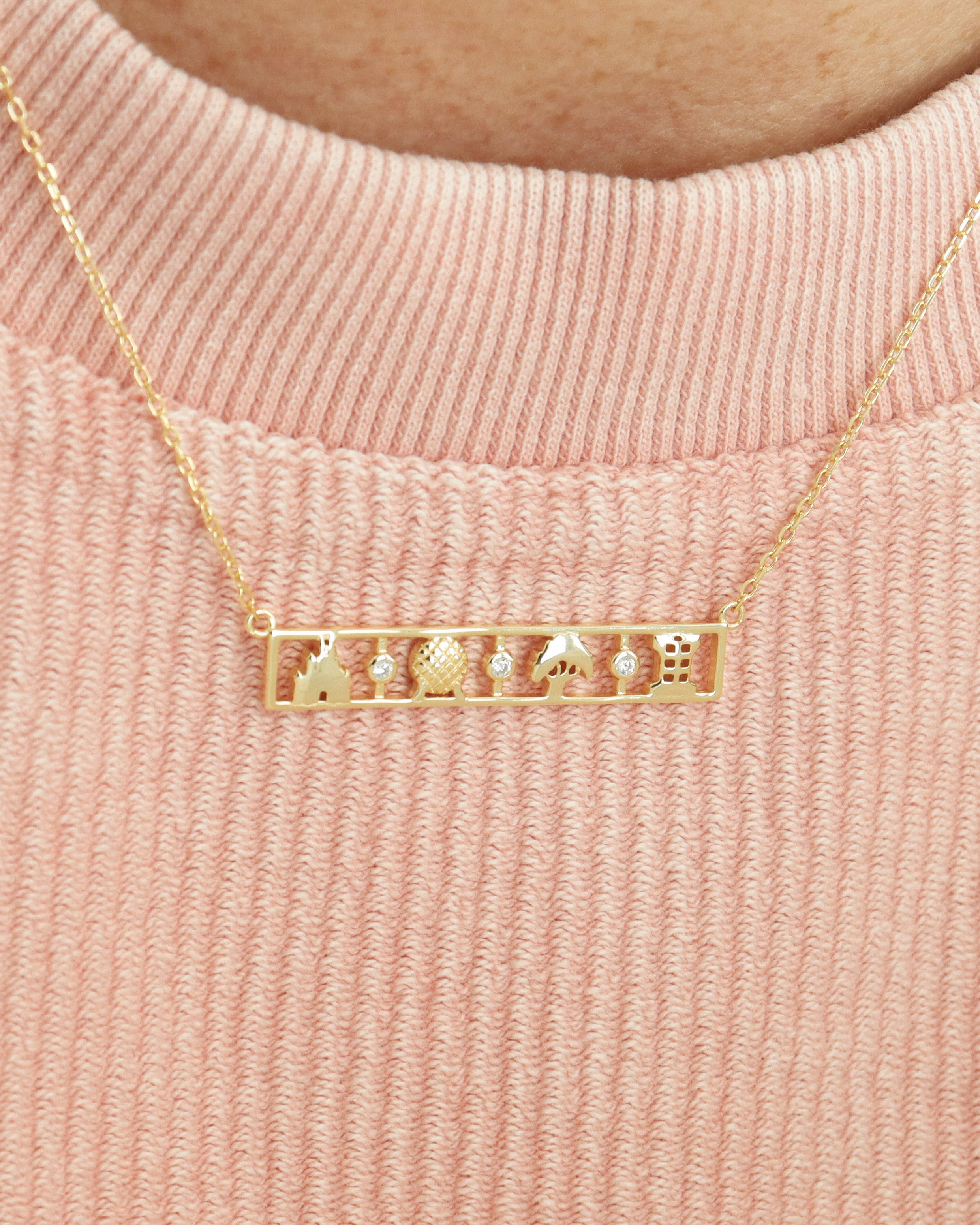 Necklace ~ Sterling Collection ~ Land and World