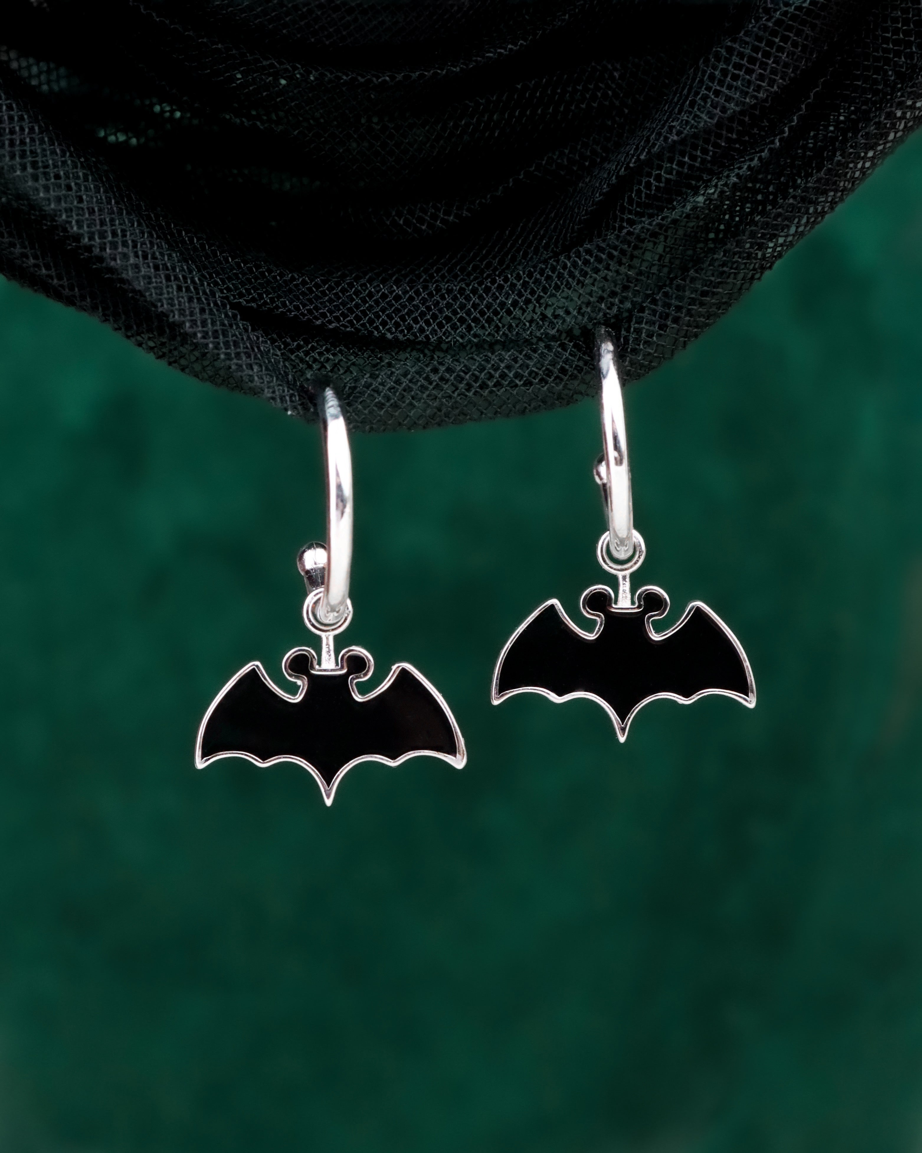 Earrings ~ Sterling Collection ~ Fall / Halloween Interchangeable Huggie Hoops