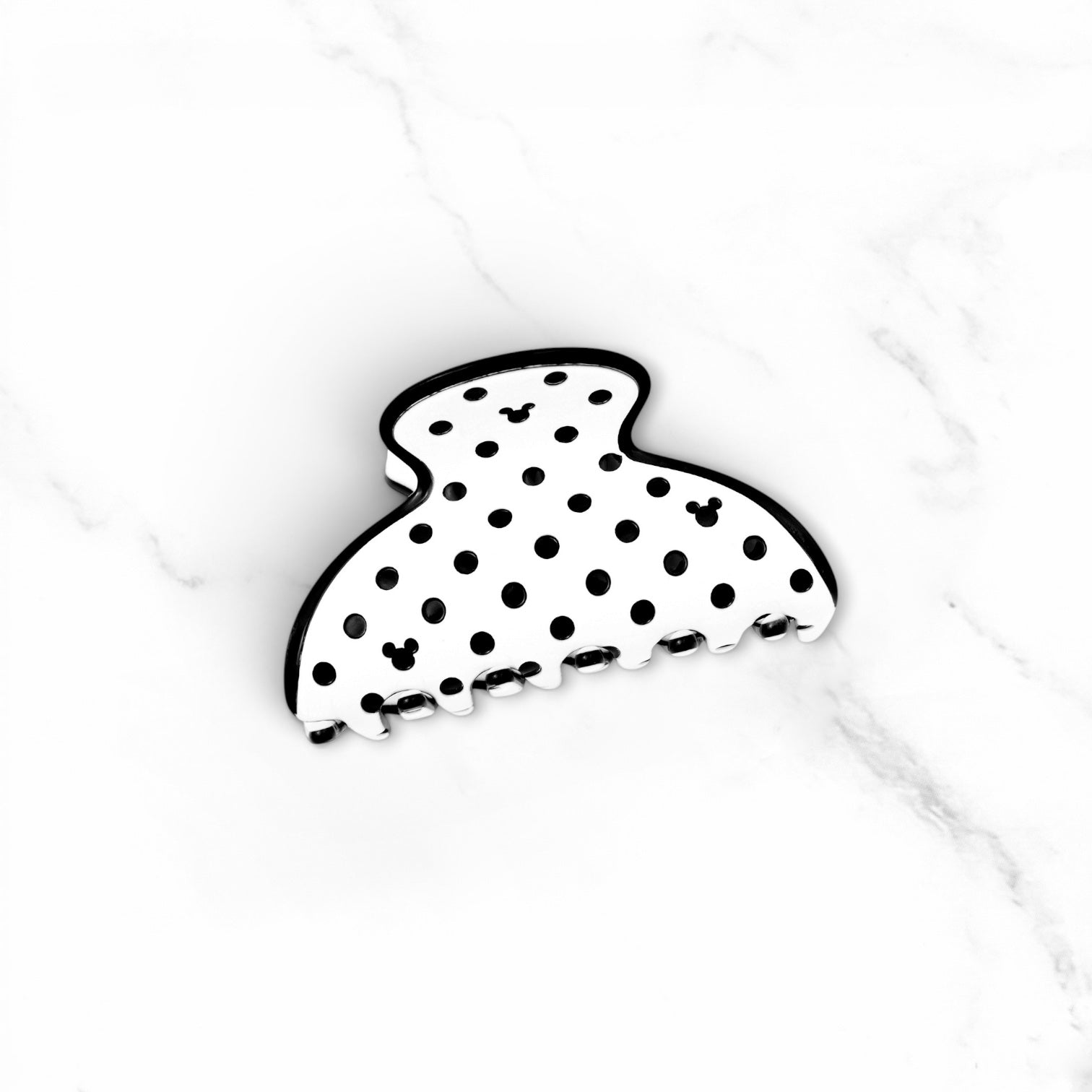 Claw Clip ~ Classic Polka Dots (SMALL)