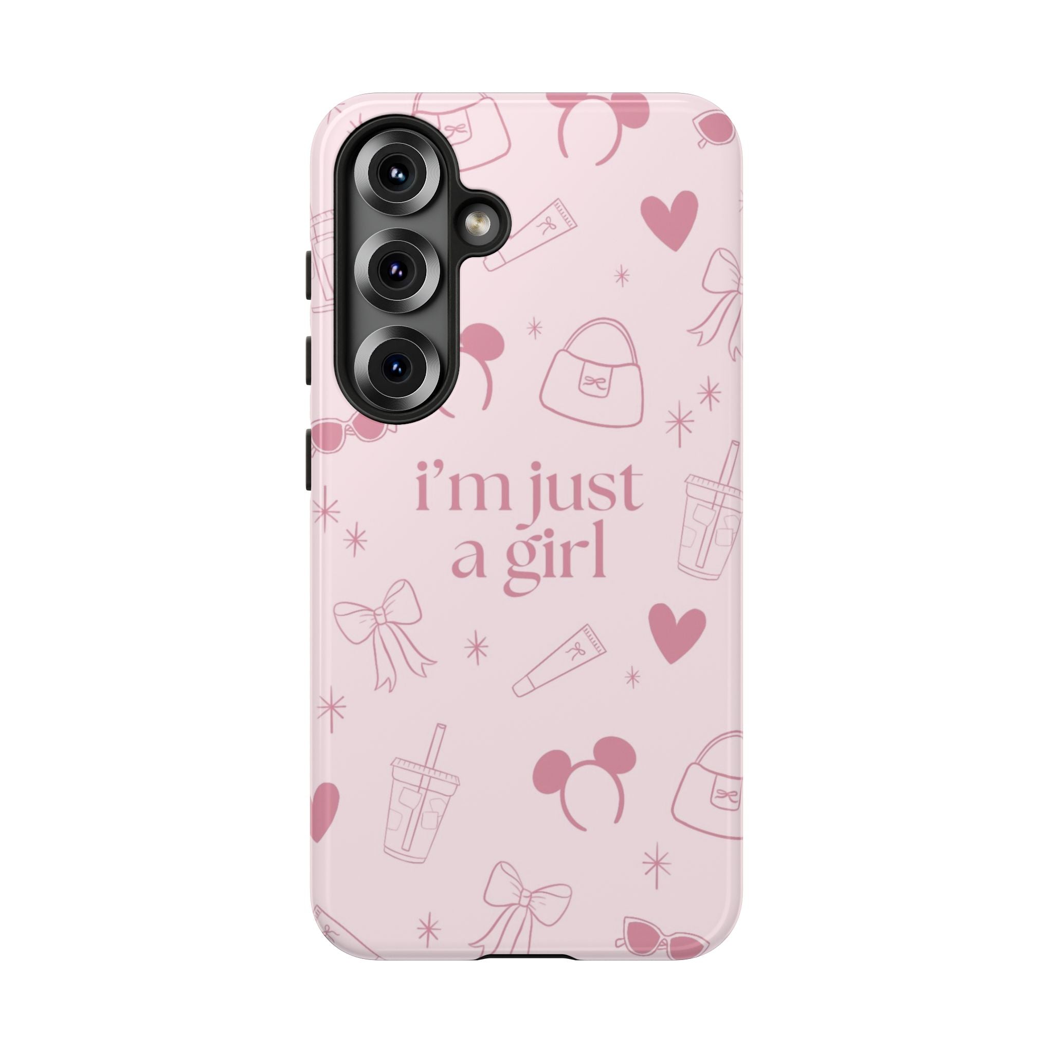 Phone Case - I'm Just a Girl (pink)