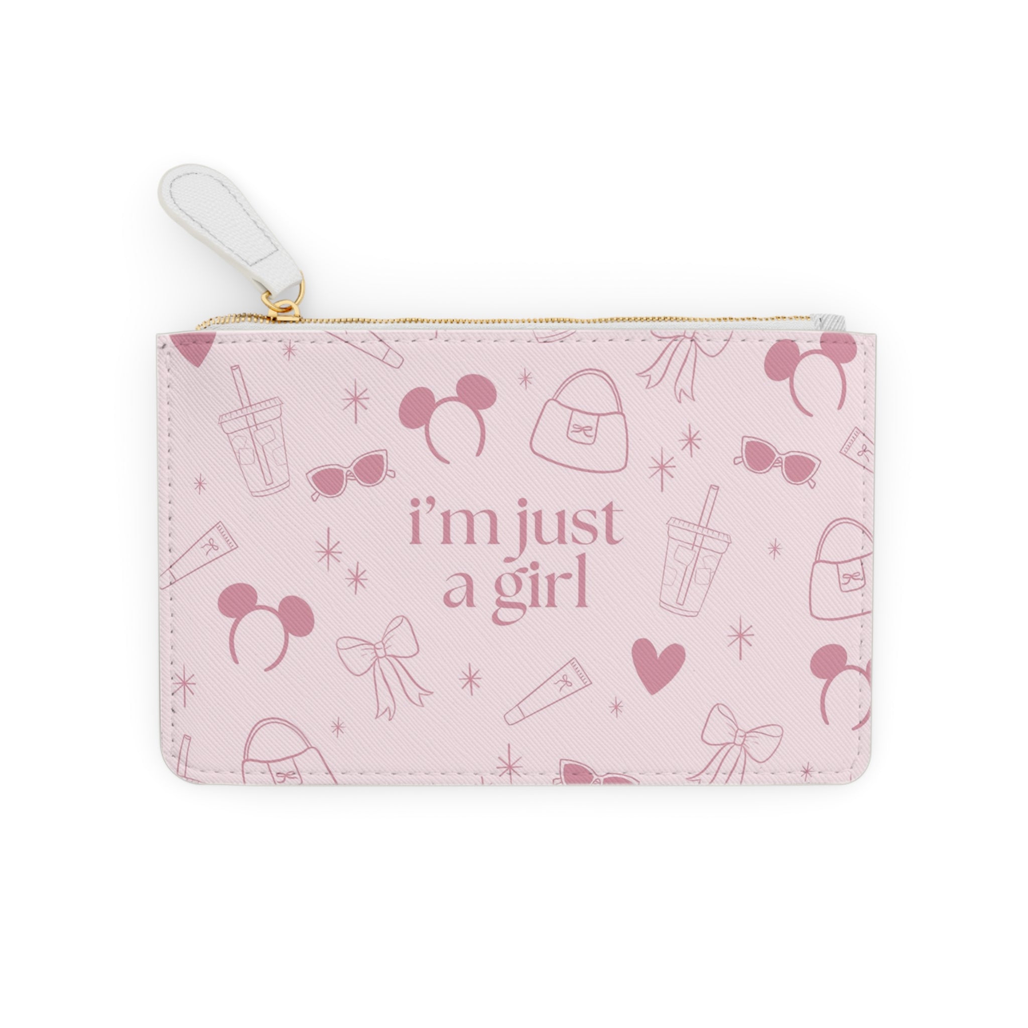 Small Pouch - I’m Just a Girl (pink)