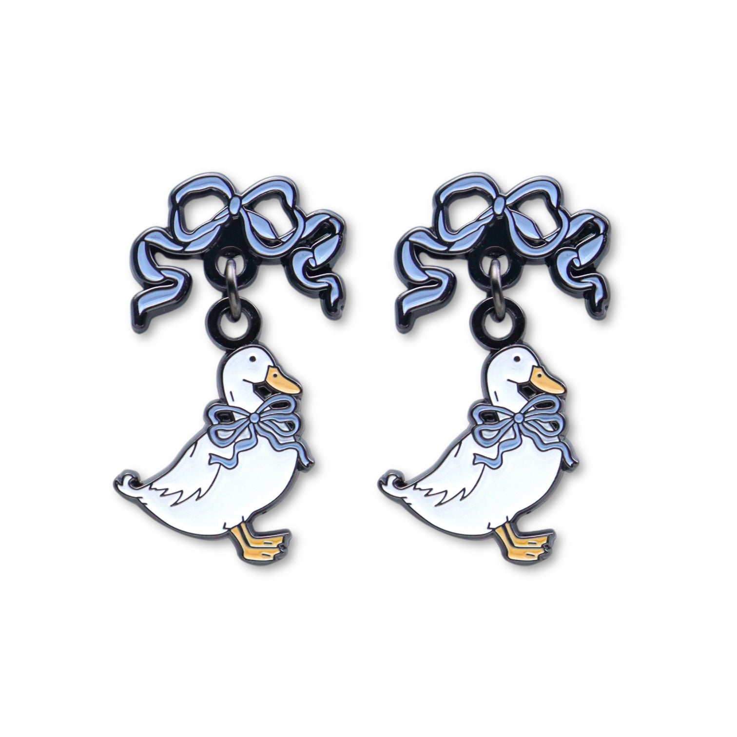 Earrings - Hub Grass & Castle Views - Ducks