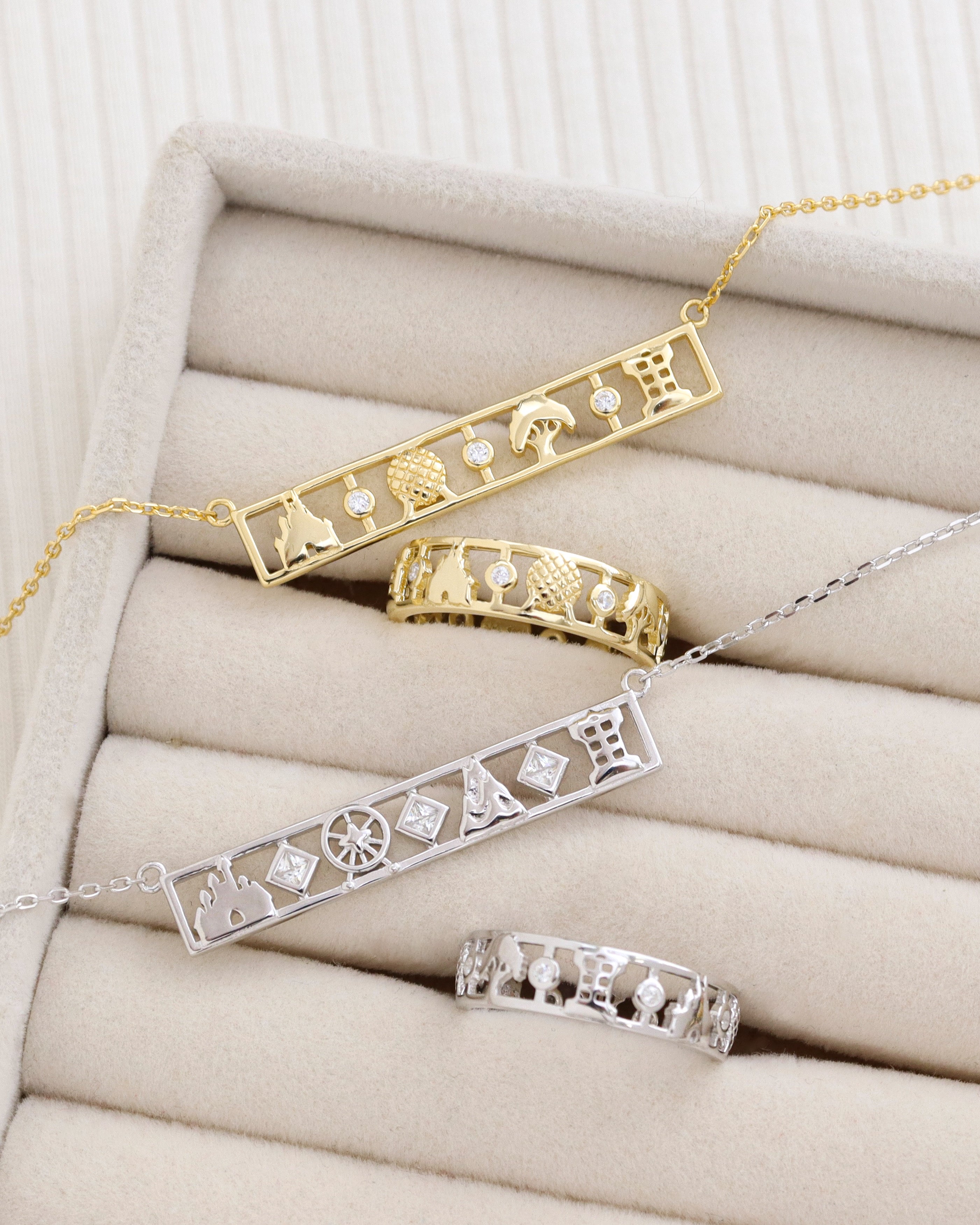 Ring ~ Sterling Collection ~ Land and World Stacker