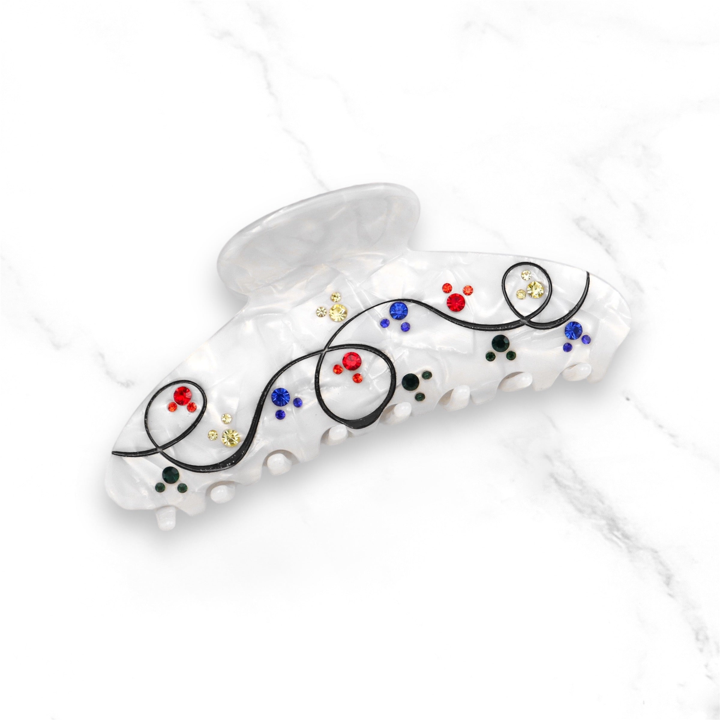 Claw Clip ~ Christmas ~ Holiday Lights