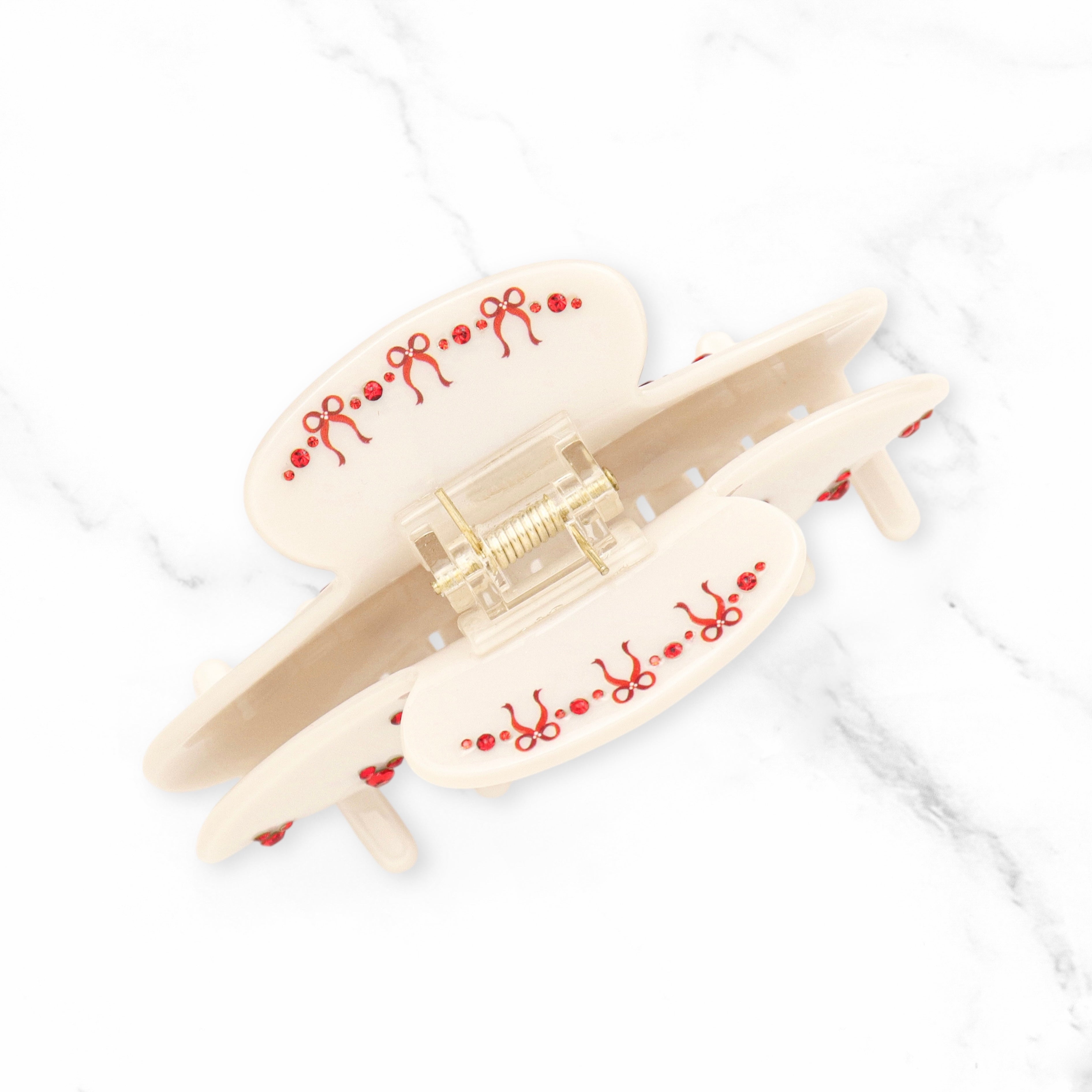 Claw Clip ~ Christmas Collection ~ Holiday Dainty Bow