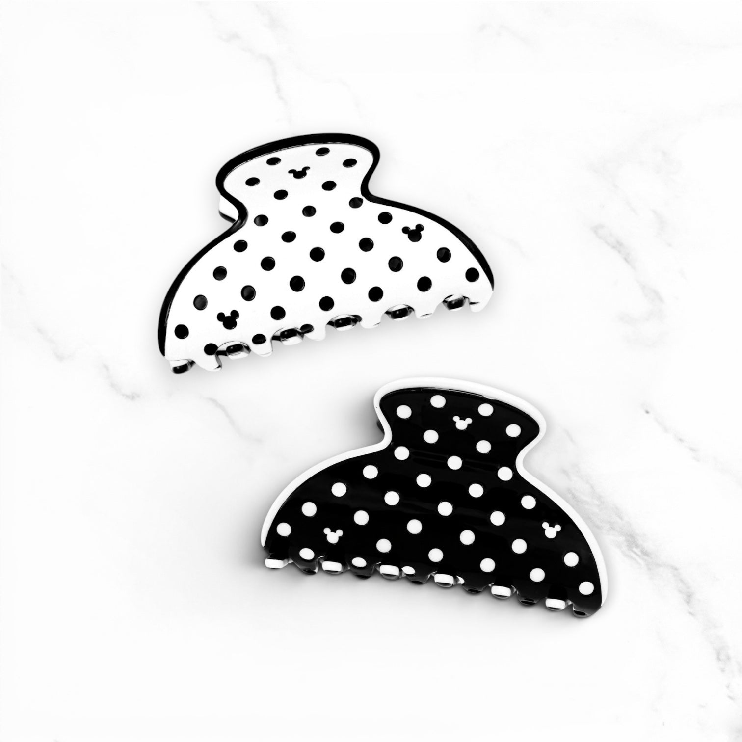 Claw Clip ~ Classic Polka Dots (SMALL)