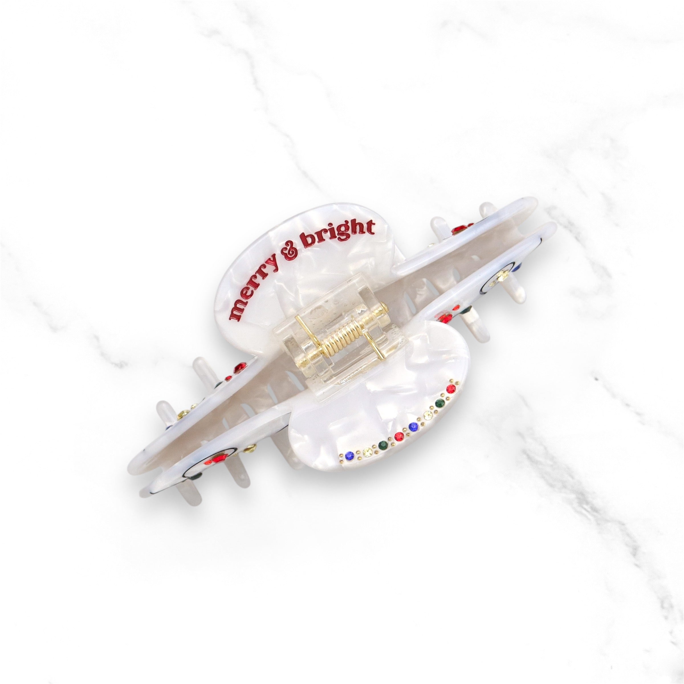 Claw Clip ~ Christmas ~ Holiday Lights