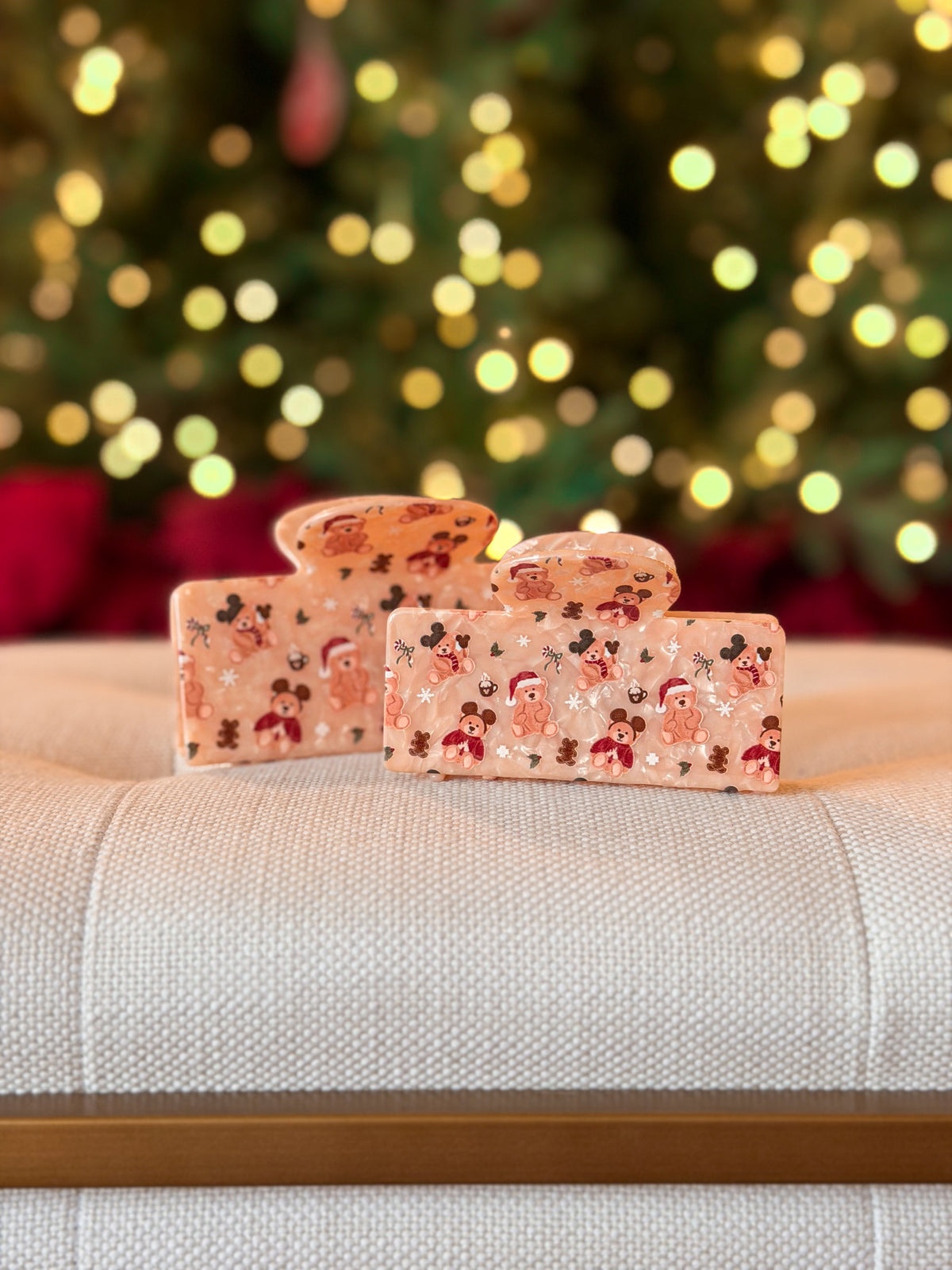 *Claw Clip ~ Christmas ~ Beary Merry