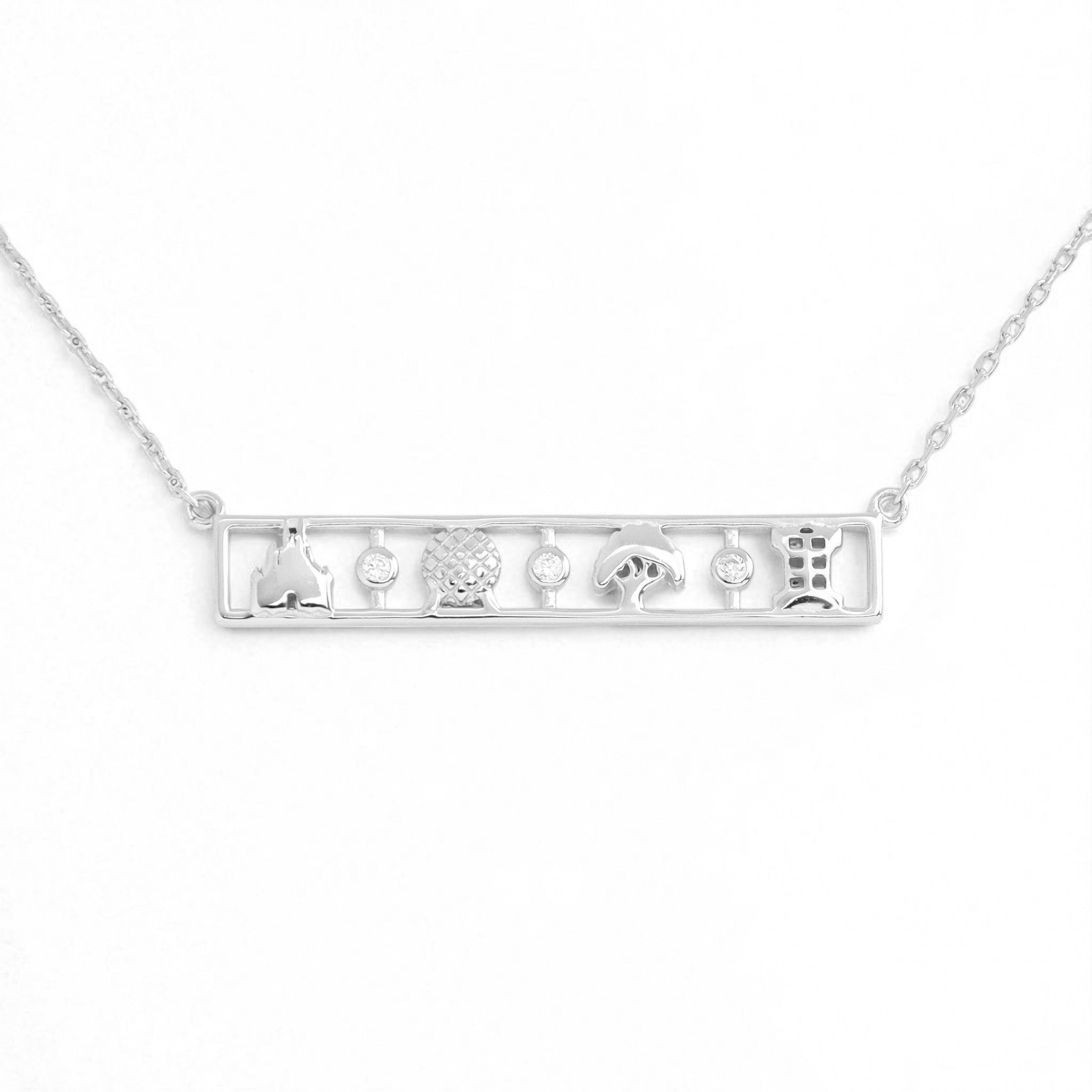 Necklace ~ Sterling Collection ~ Land and World