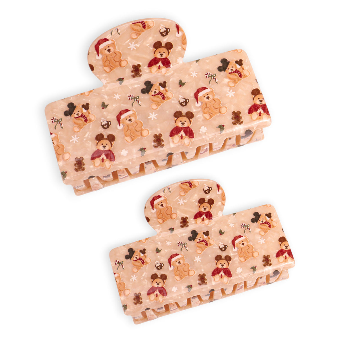 *Claw Clip ~ Christmas ~ Beary Merry