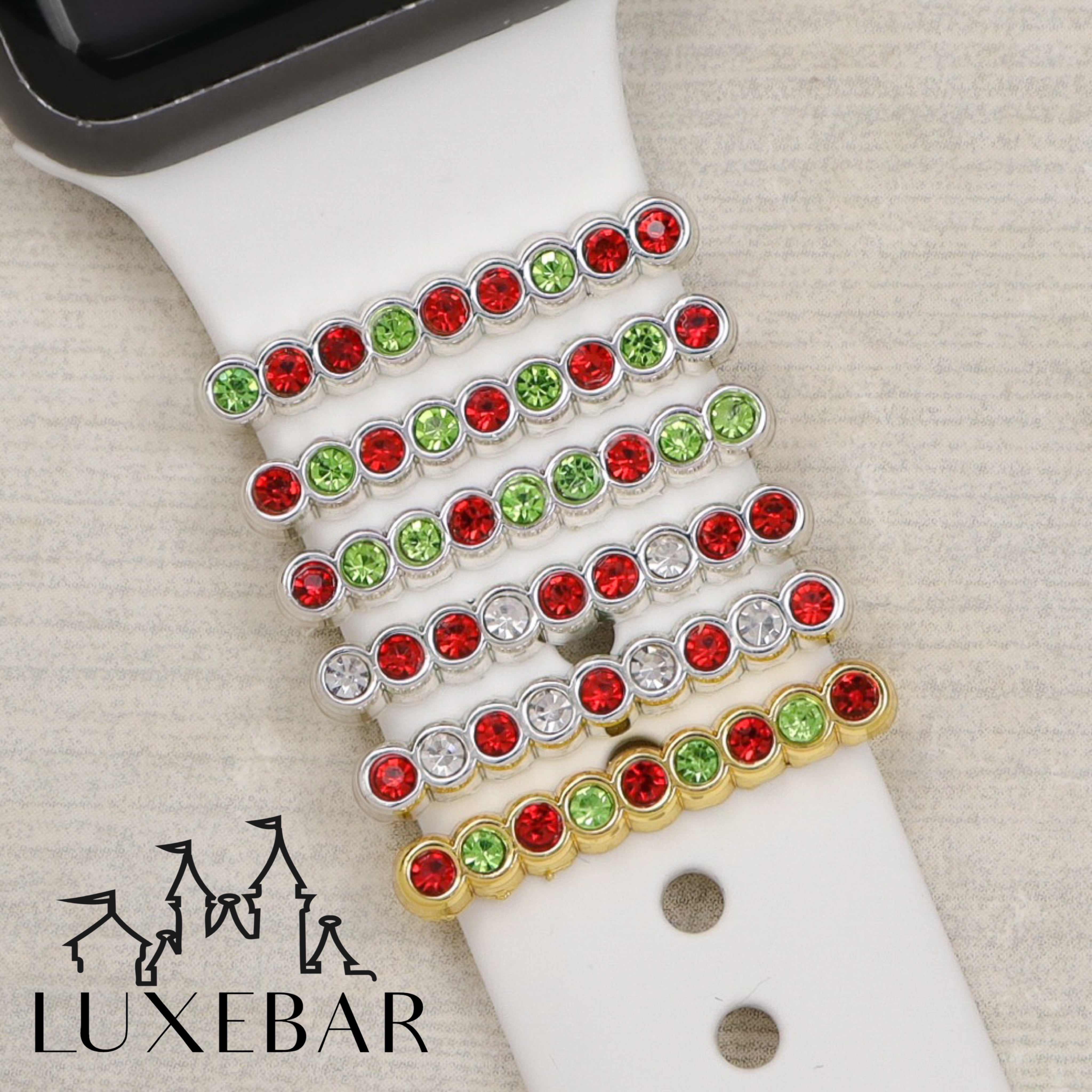 LuxeBar Sparkle ~ Christmas Collection ~ Festive Dot Stacking Bar (small)