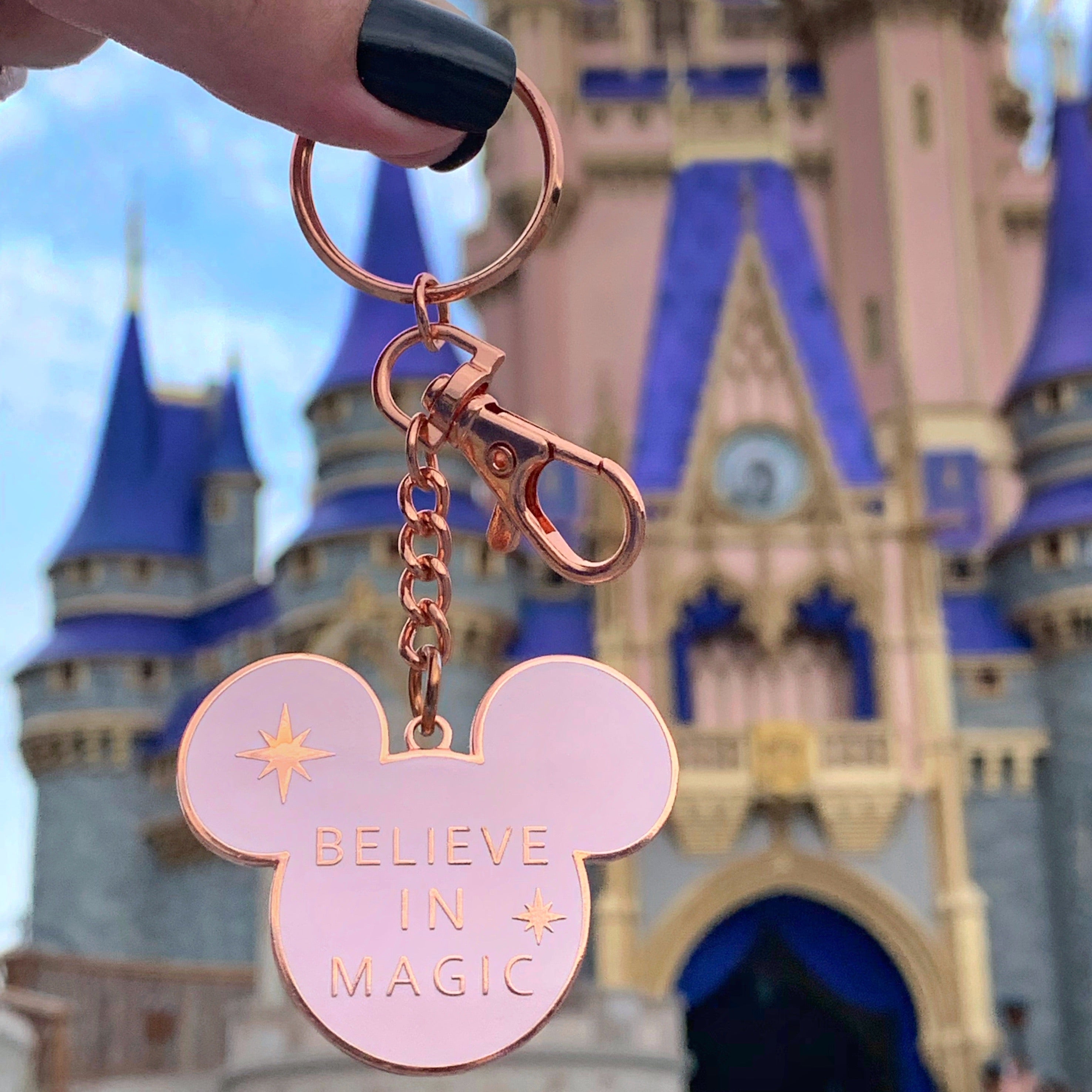 Keychain / Bag Charm - Believe in Magic (more colors available)