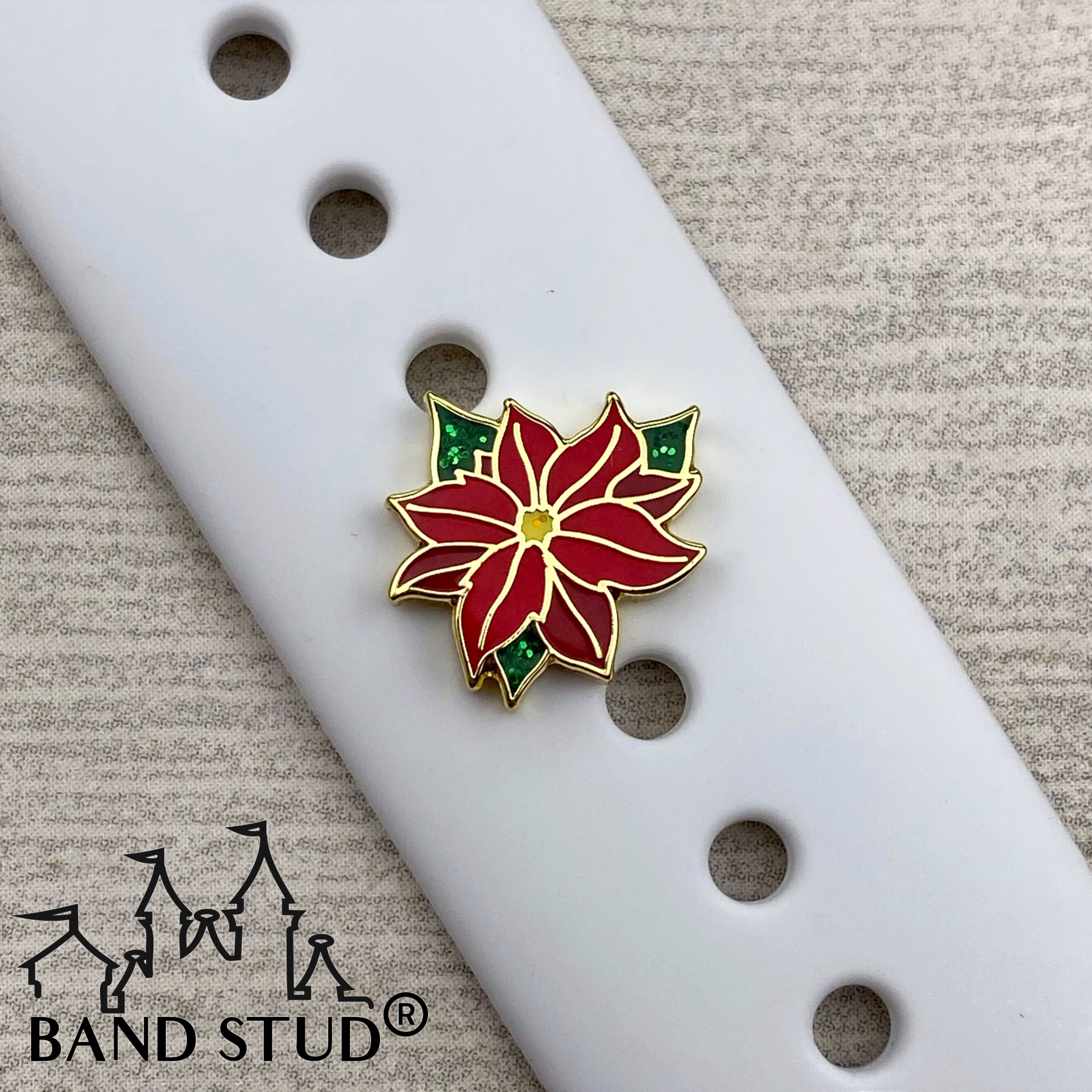 Band Stud® - Christmas Collection - Poinsettia CHRISTMAS MARKDOWN