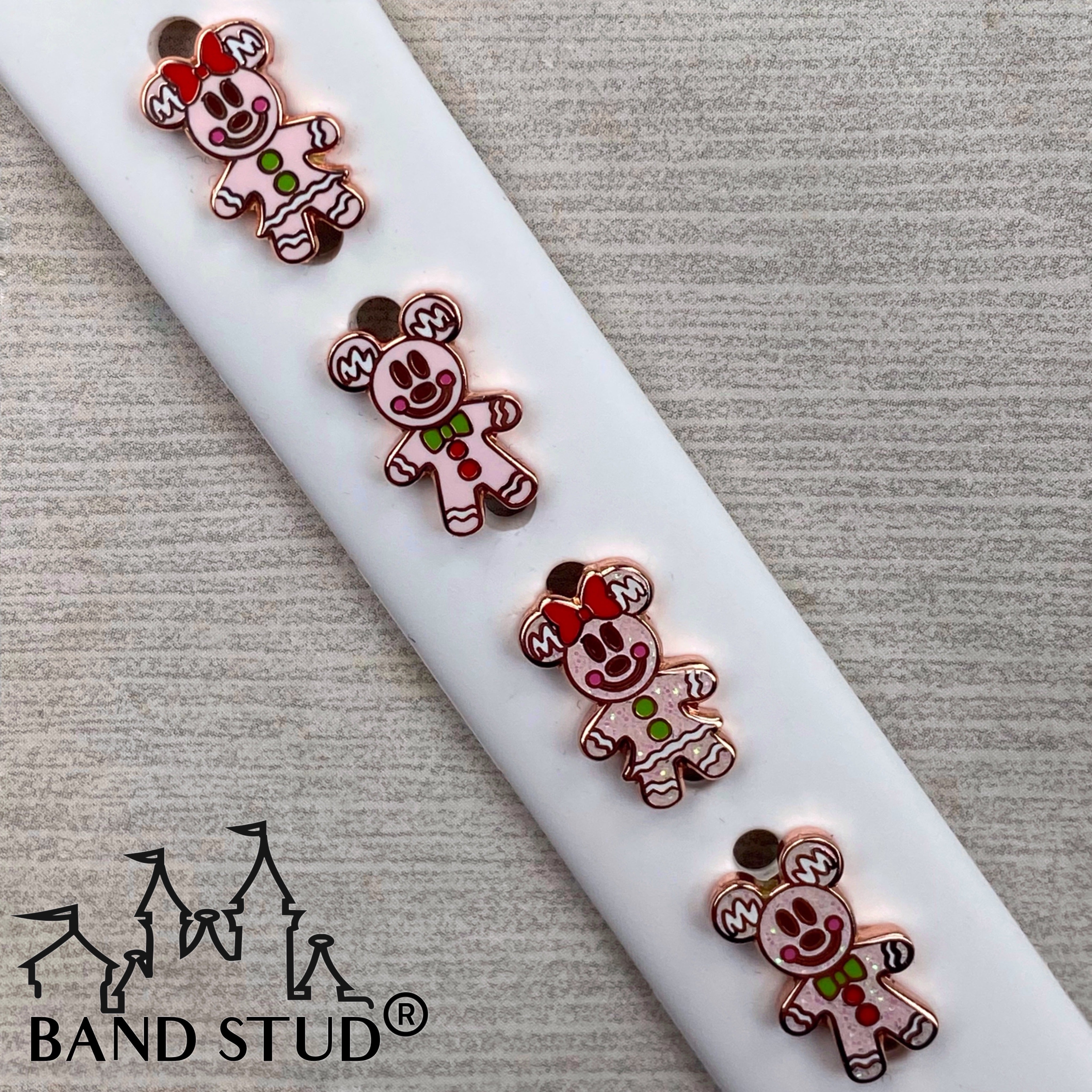 Band Stud® - Christmas Collection - Gingerbread Magic PINK CHRISTMAS MARKDOWN