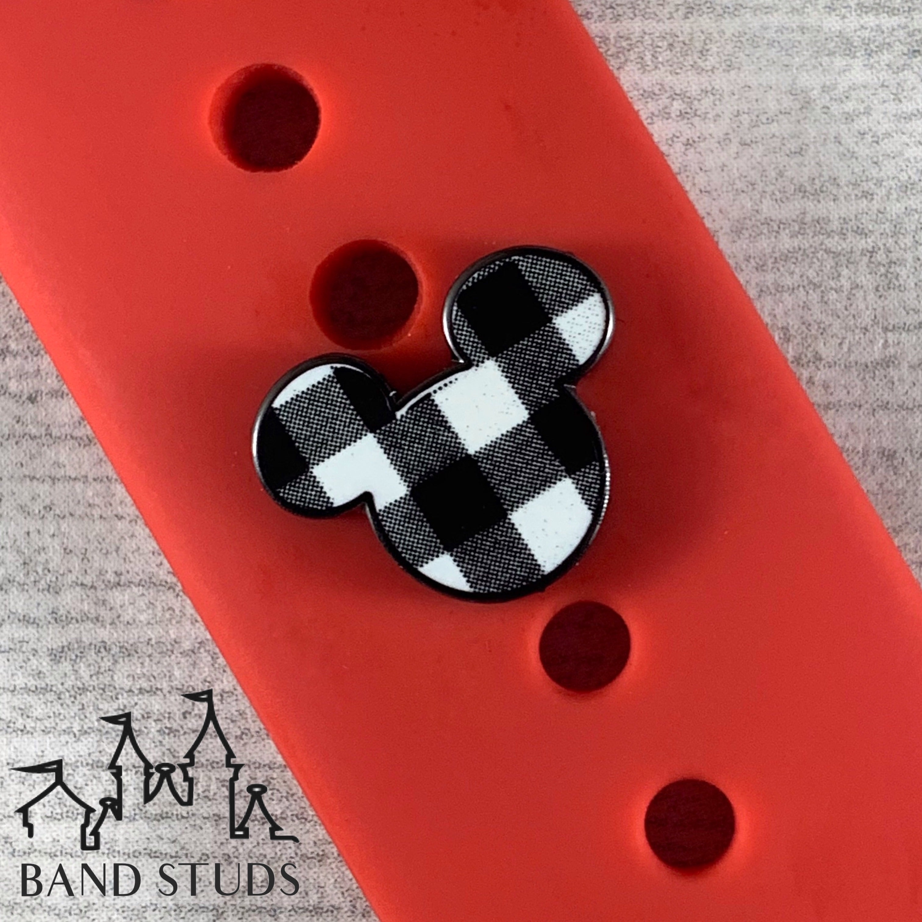 Band Stud® - Fall Collection - Buffalo Check Mouse