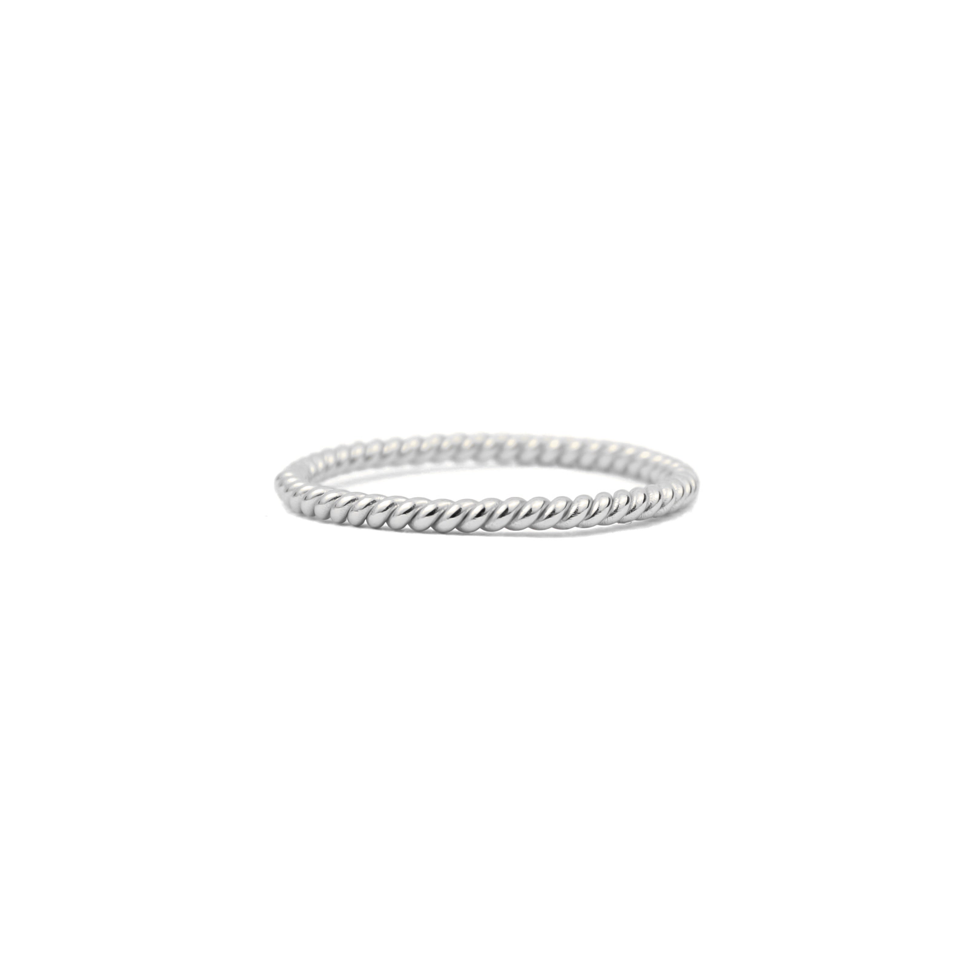 Ring ~ Sterling Collection ~ Twisted Rope Stacker SHOPIVERSARY BLOWOUT