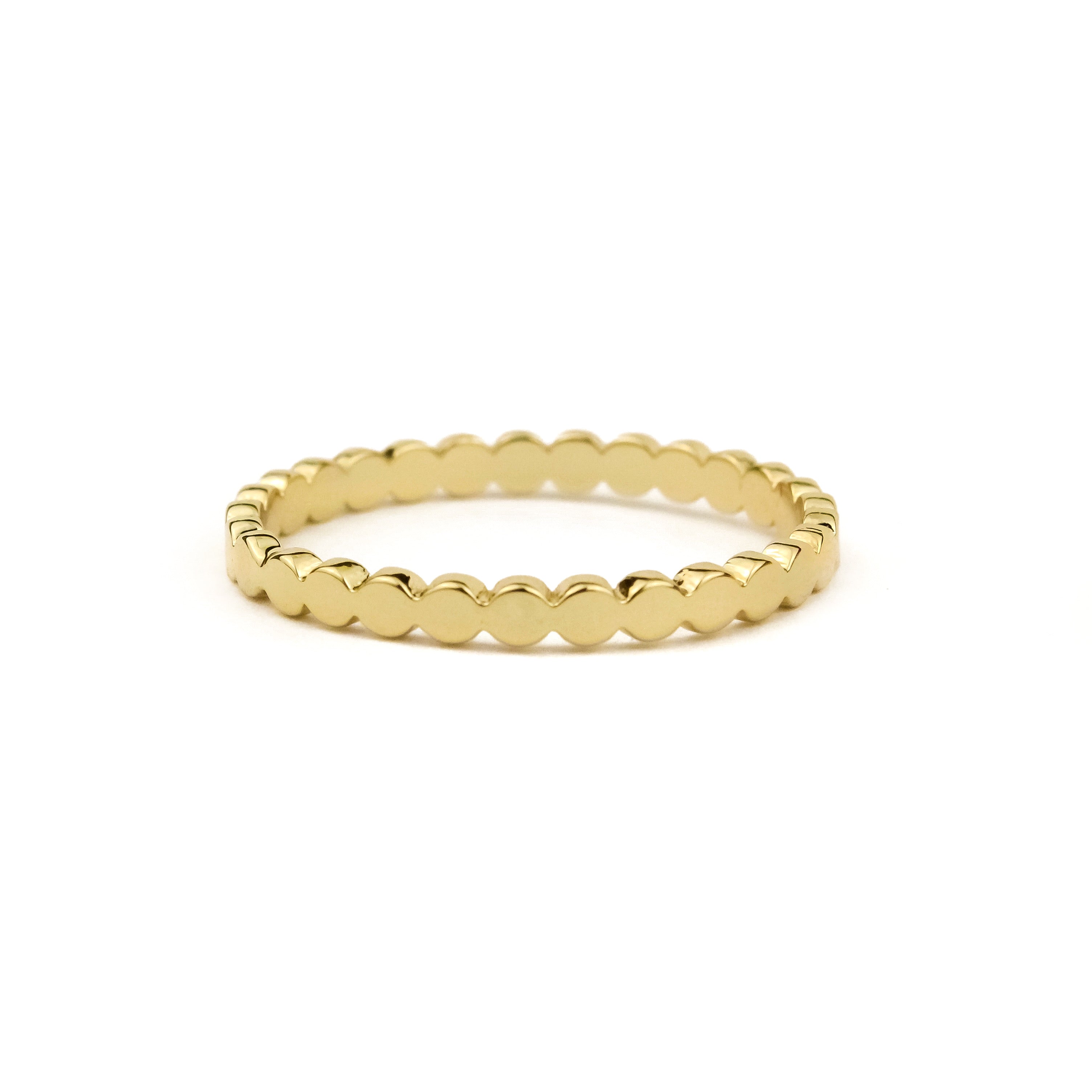 Ring ~ Sterling Collection ~ Flat Beaded Stacker SHOPIVERSARY BLOWOUT