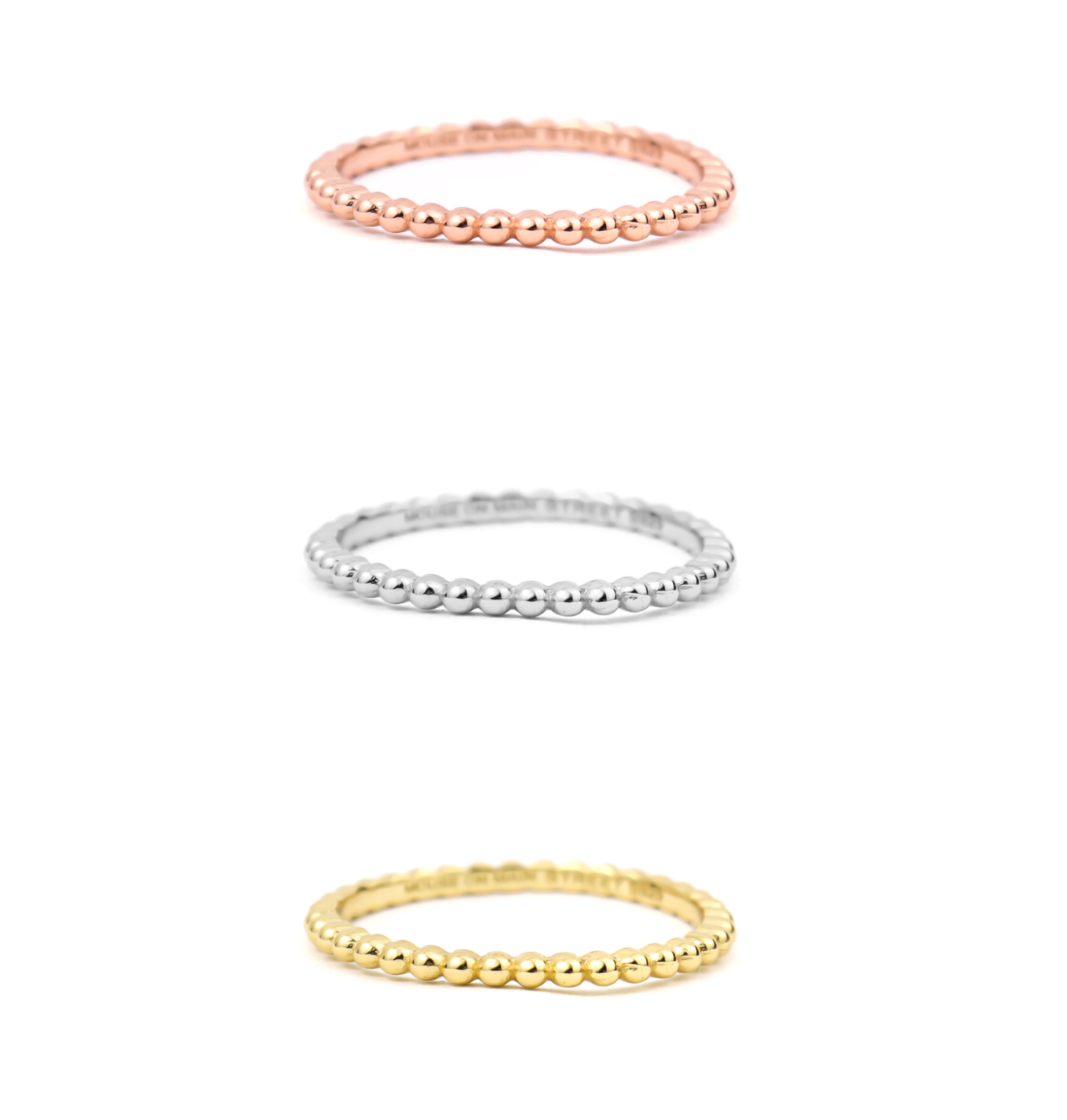Ring ~ Sterling Collection ~ Beaded Stacker SHOPIVERSARY BLOWOUT