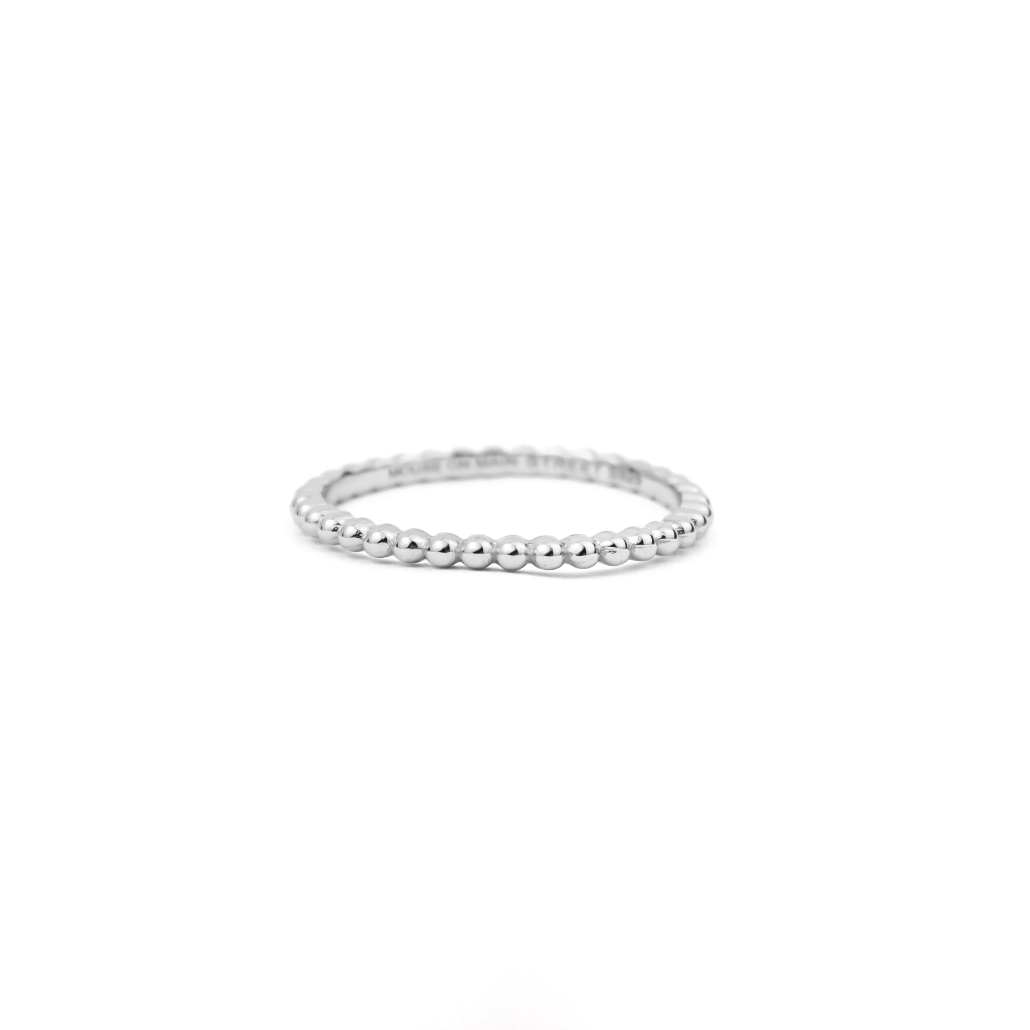 Ring ~ Sterling Collection ~ Beaded Stacker SHOPIVERSARY BLOWOUT