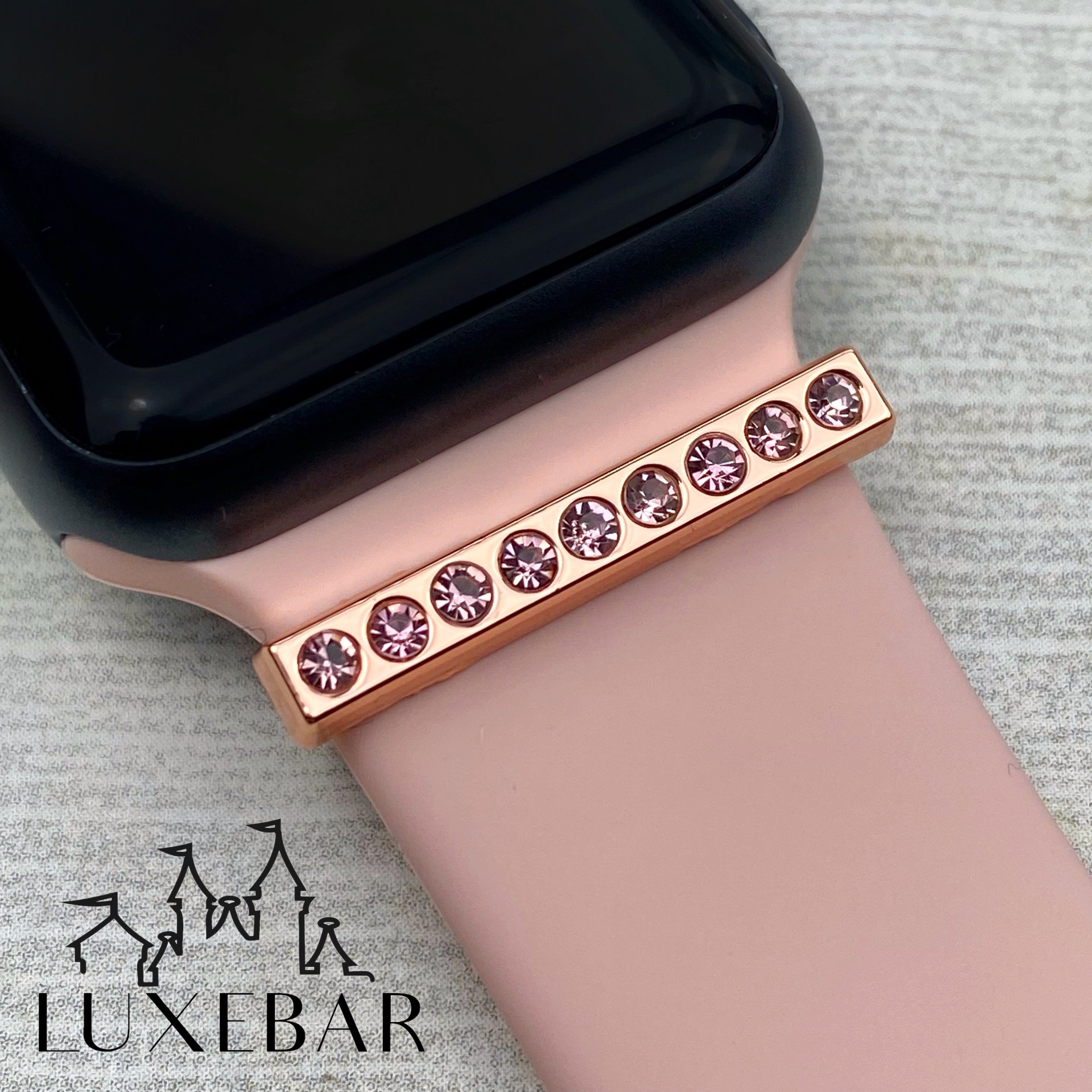 LuxeBar Sparkle ~ Rose Gold and Pink Stacking Bars SHOPIVERSARY BLOWOUT
