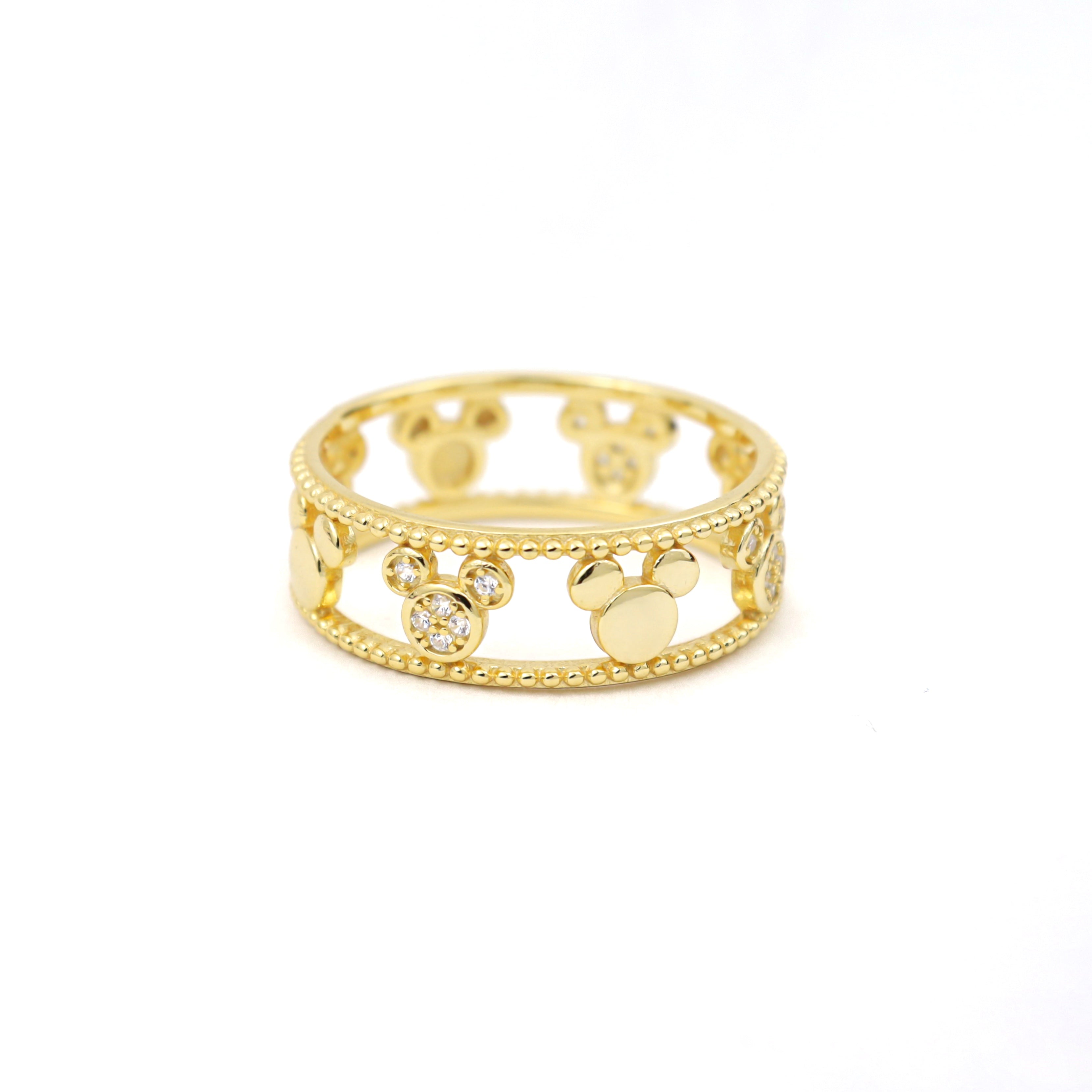 Ring ~ Sterling Collection ~ Beaded Magical Wide Stacker in