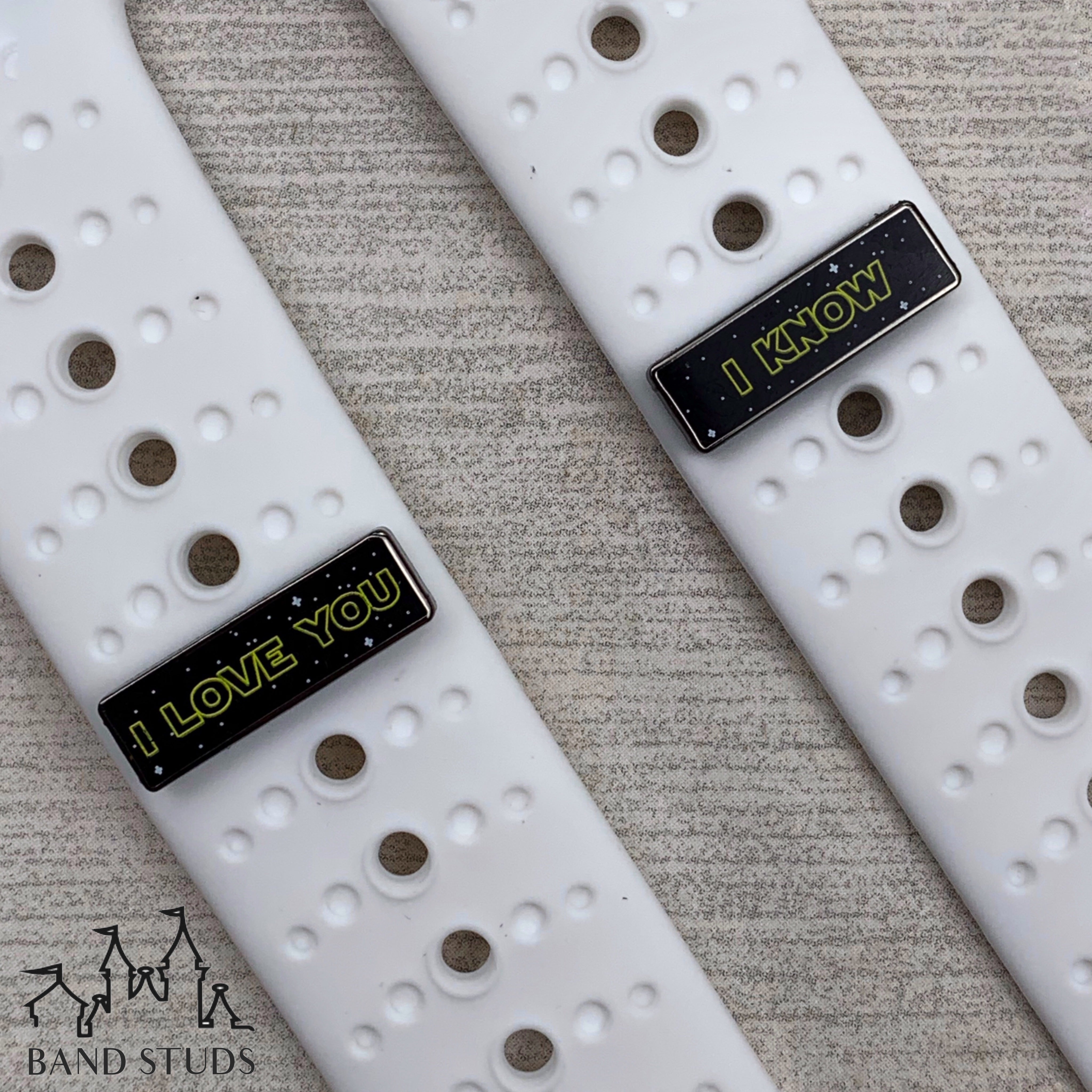 Band Stud® - I love you, I know Couples Band Stud® Set