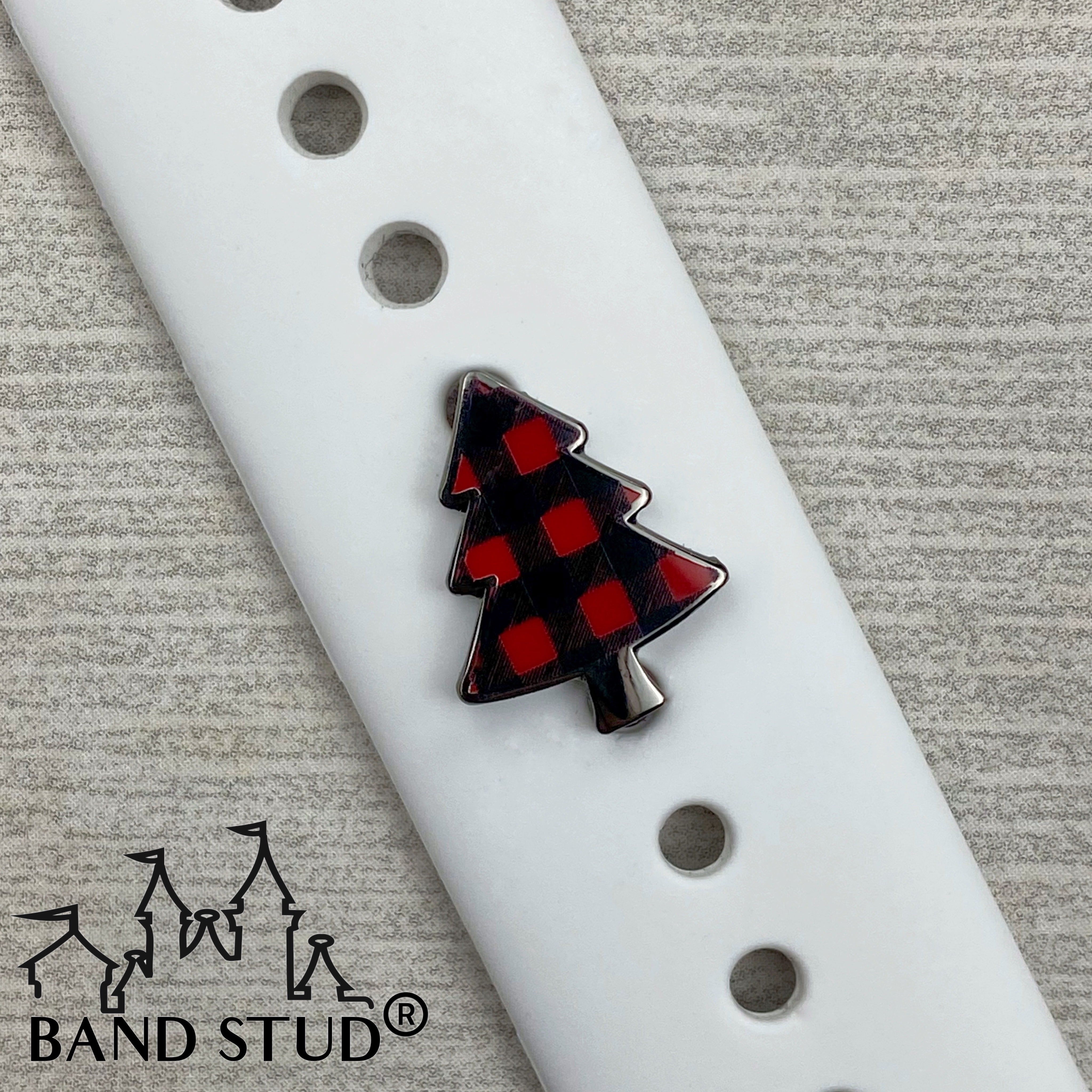 Band Stud® - Christmas Collection - Buffalo Plaids and Cheetah Trees CHRISTMAS MARKDOWN