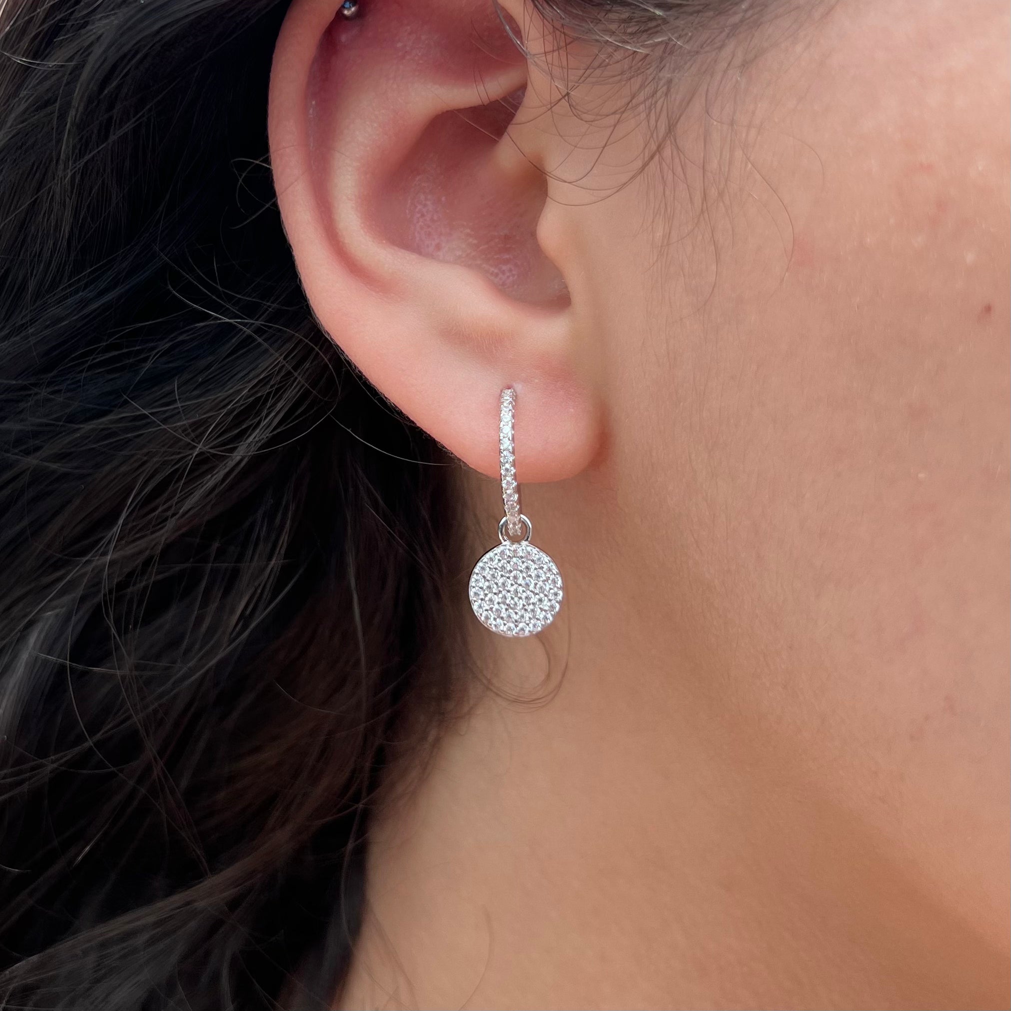 Earrings ~ Sterling Collection ~ Interchangeable Huggie Hoops ~ Magical Collection